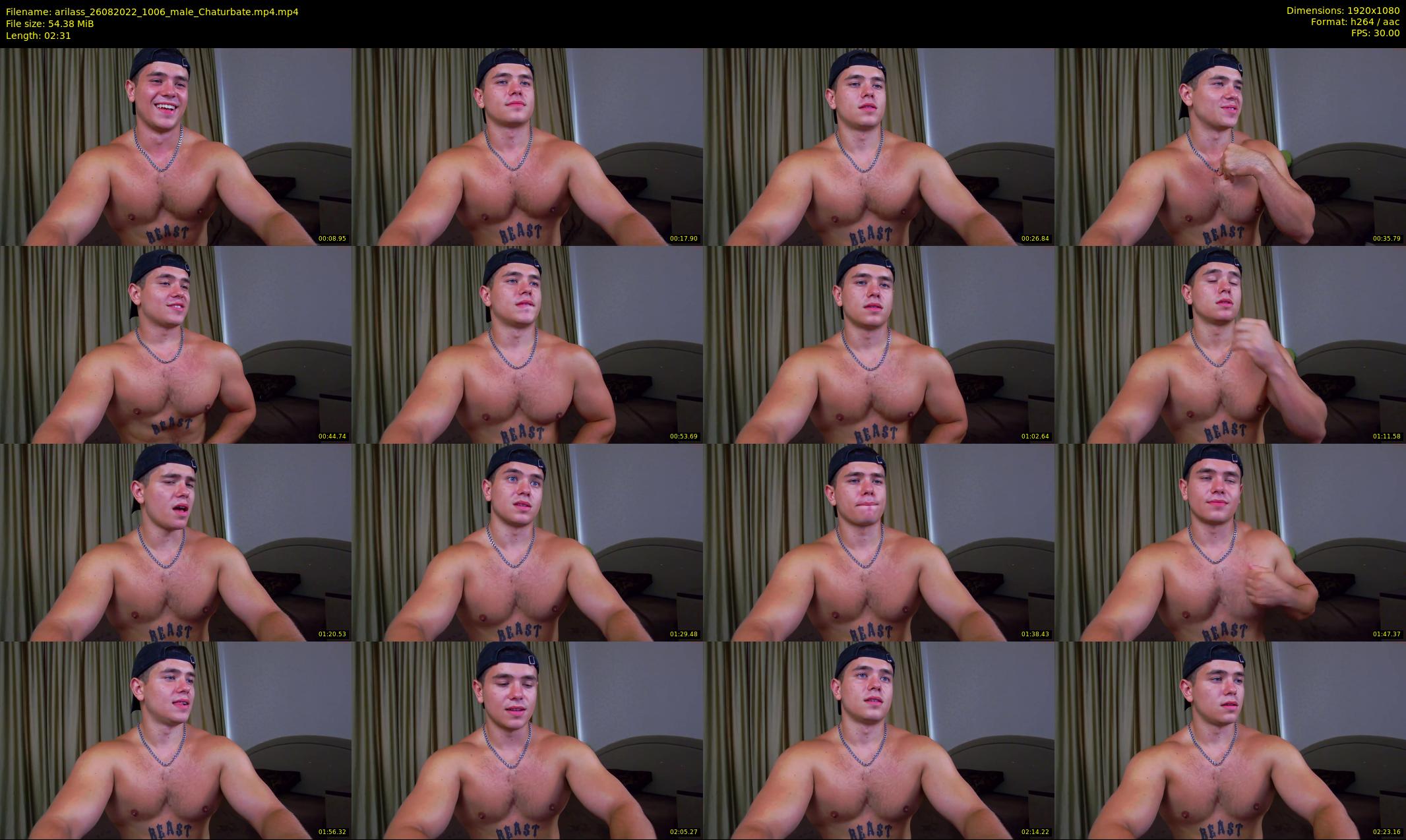 arilass — 3 minute Chaturbate male cam show recording, 1080p, Aug 26, 2022