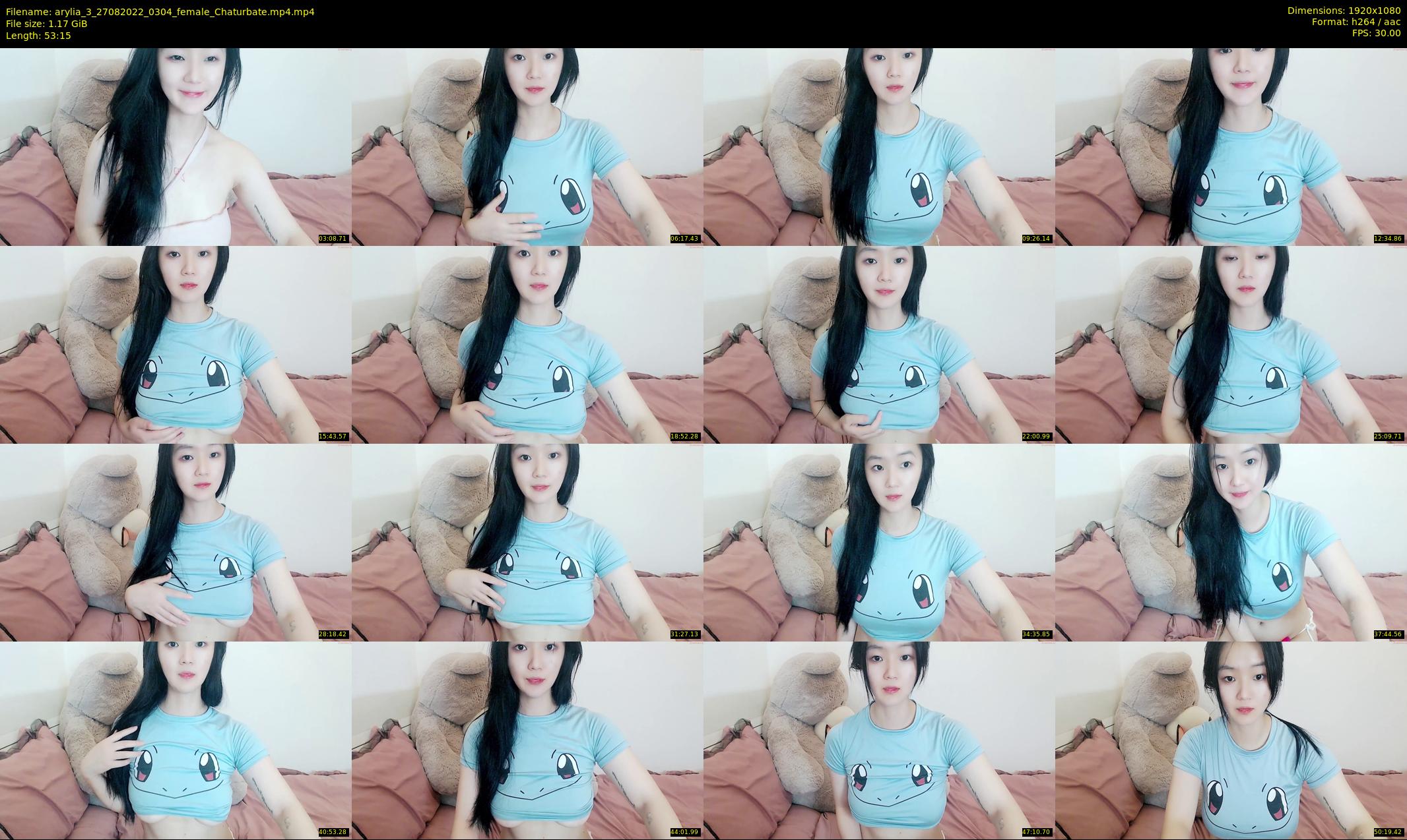arylia_3 — 54 minute Chaturbate female cam show recording, 1080p, Aug 27, 2022