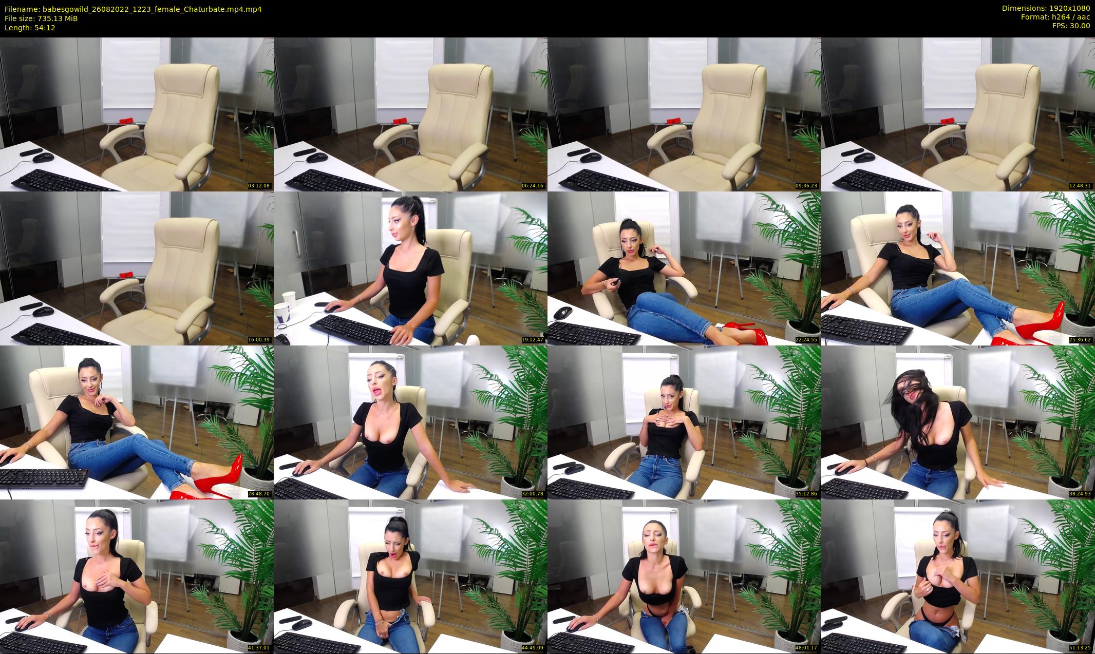 babesgowild — 55 minute Chaturbate couple cam show recording, 1080p, Aug 26, 2022