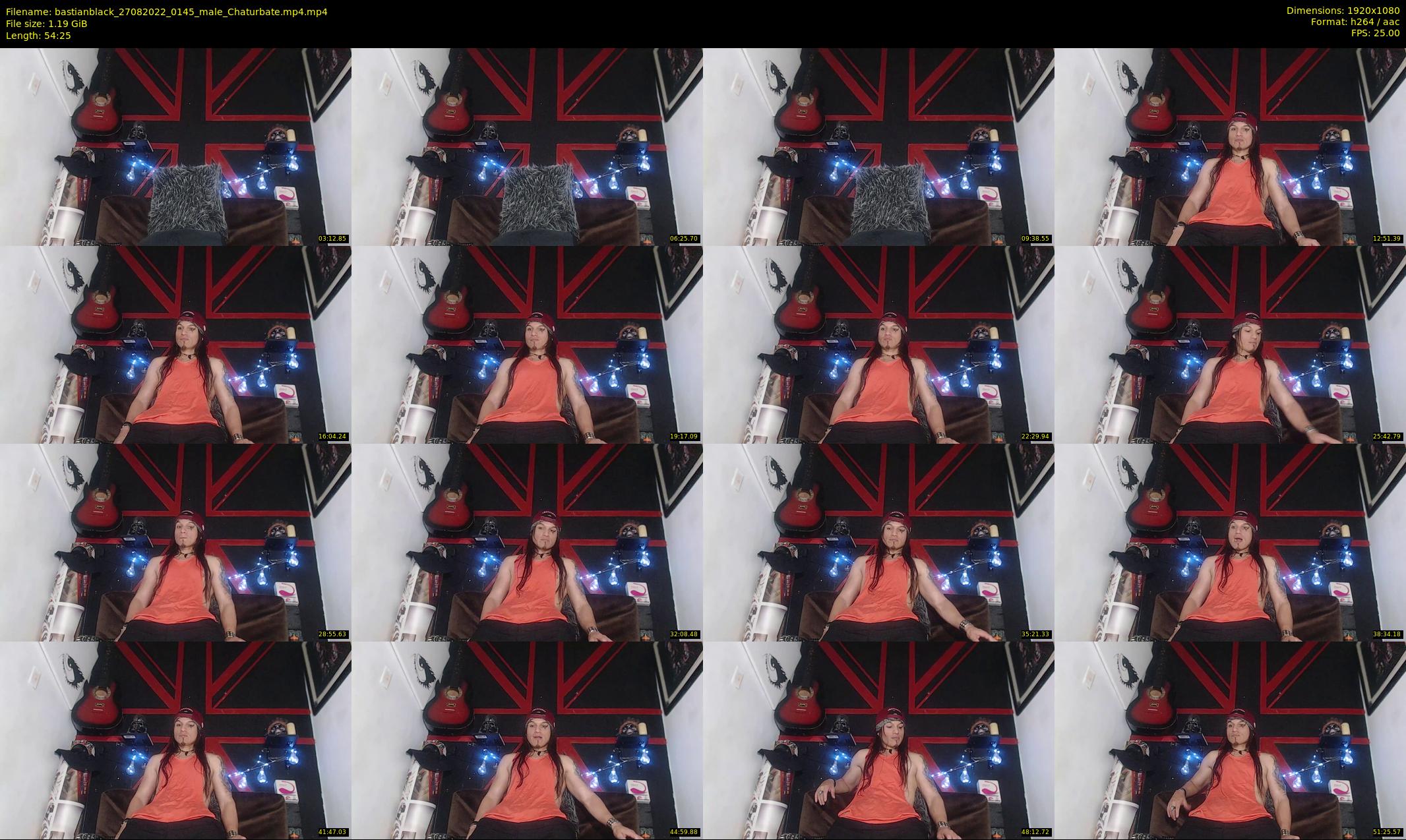 bastianblack — 55 minute Chaturbate male cam show recording, 1080p, Aug 27, 2022