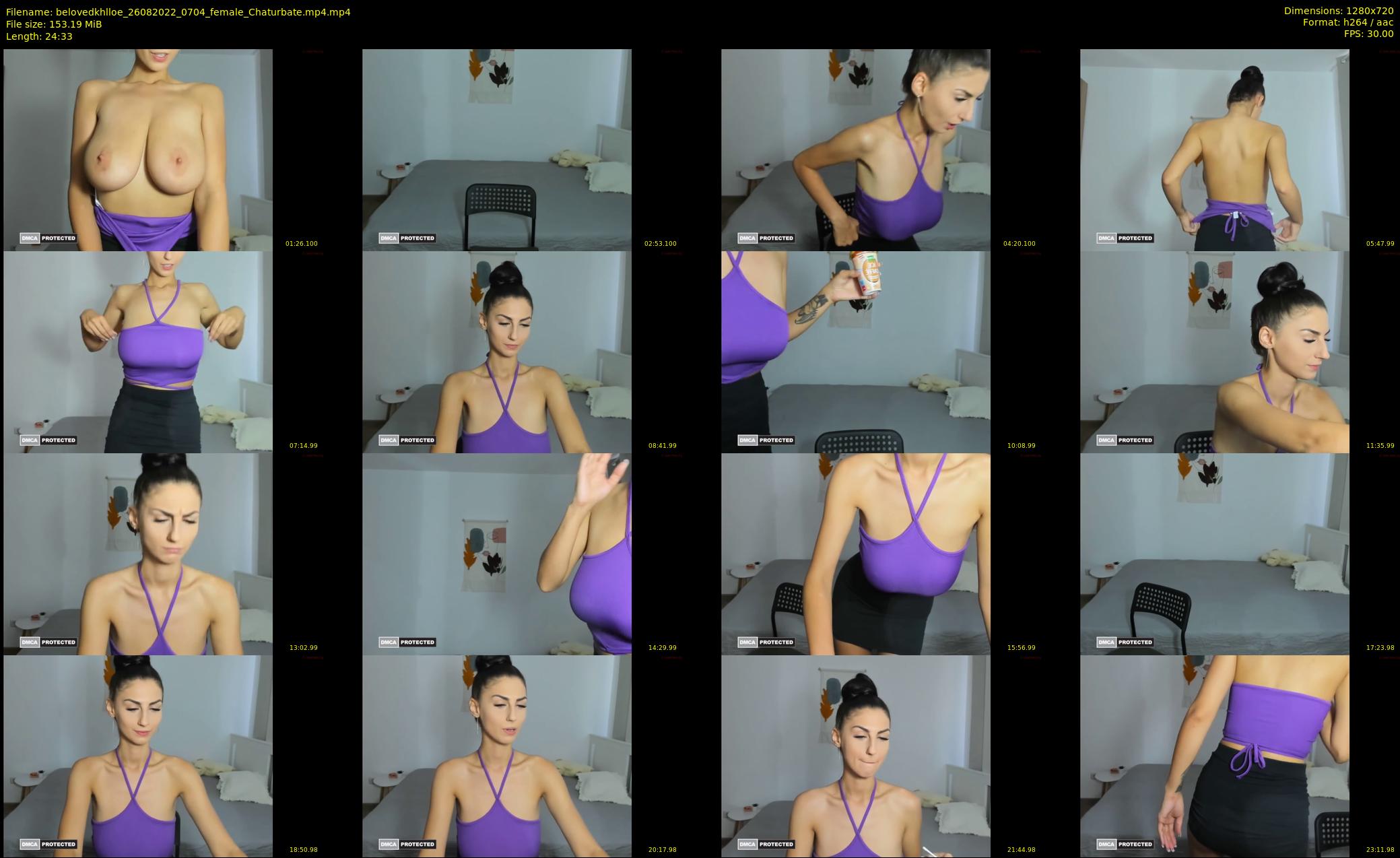 belovedkhlloe — 25 minute Chaturbate female cam show recording, 720p, Aug 26, 2022