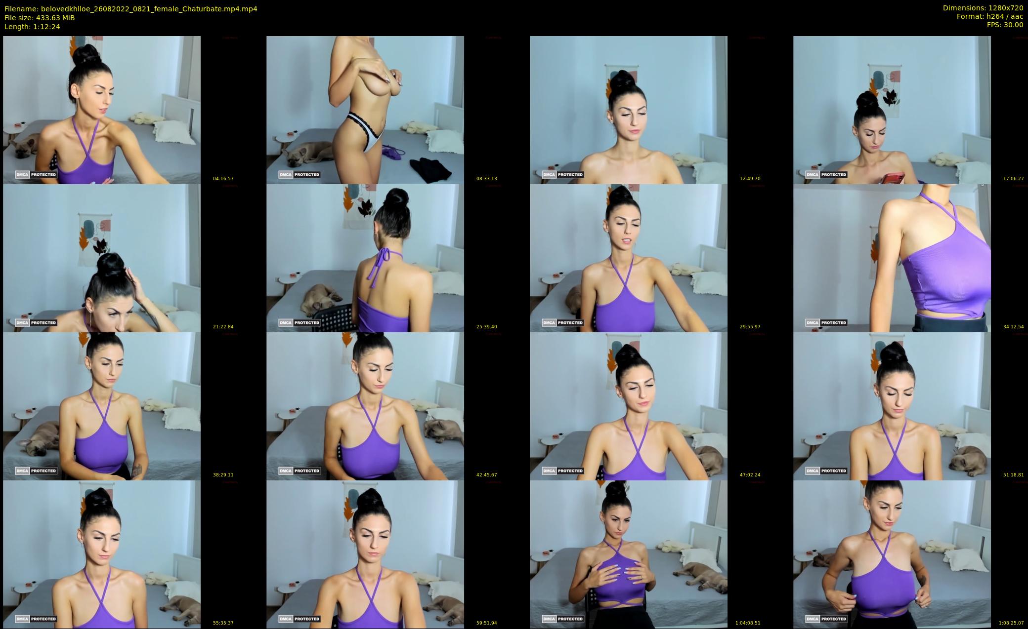 belovedkhlloe — 73 minute Chaturbate female cam show recording, 720p, Aug 26, 2022