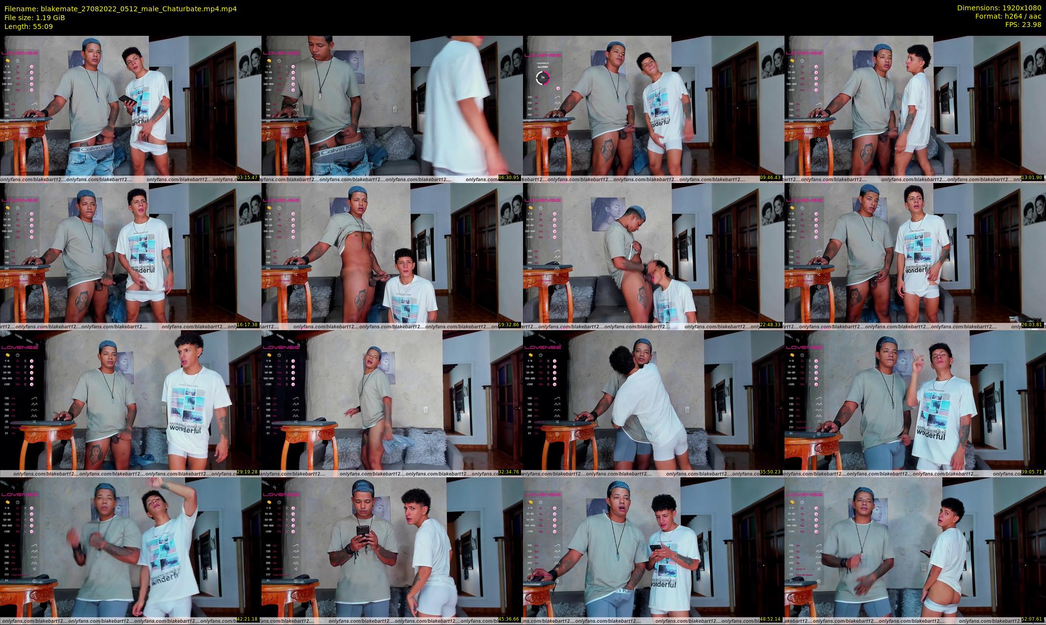 blakemate — 56 minute Chaturbate male cam show recording, 1080p, Aug 27, 2022