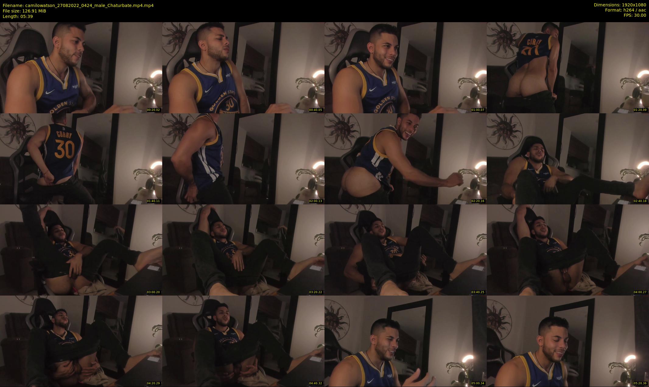 camilowatson — 6 minute Chaturbate male cam show recording, 1080p, Aug 27, 2022