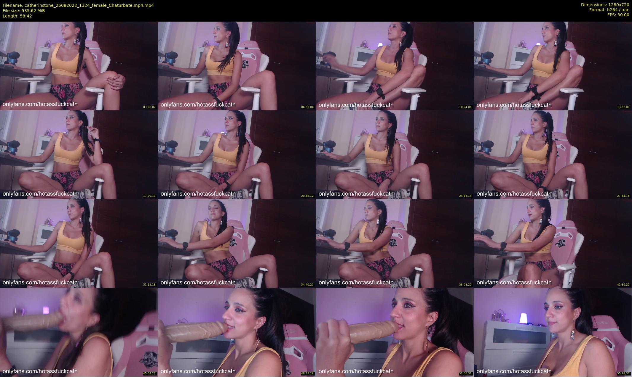 catherinstone — 59 minute Chaturbate female cam show recording, 720p, Aug 26, 2022