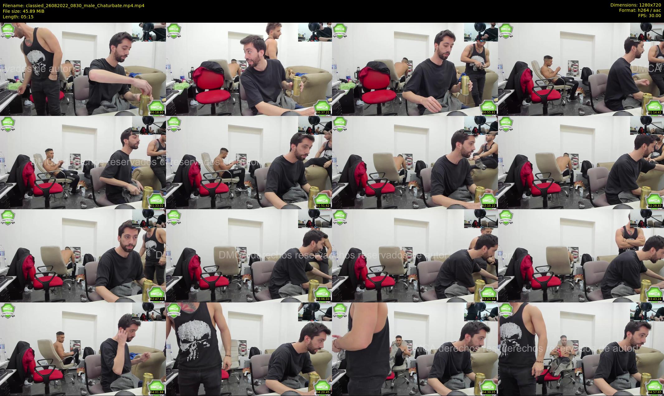 classied — 6 minute Chaturbate male cam show recording, 720p, Aug 26, 2022