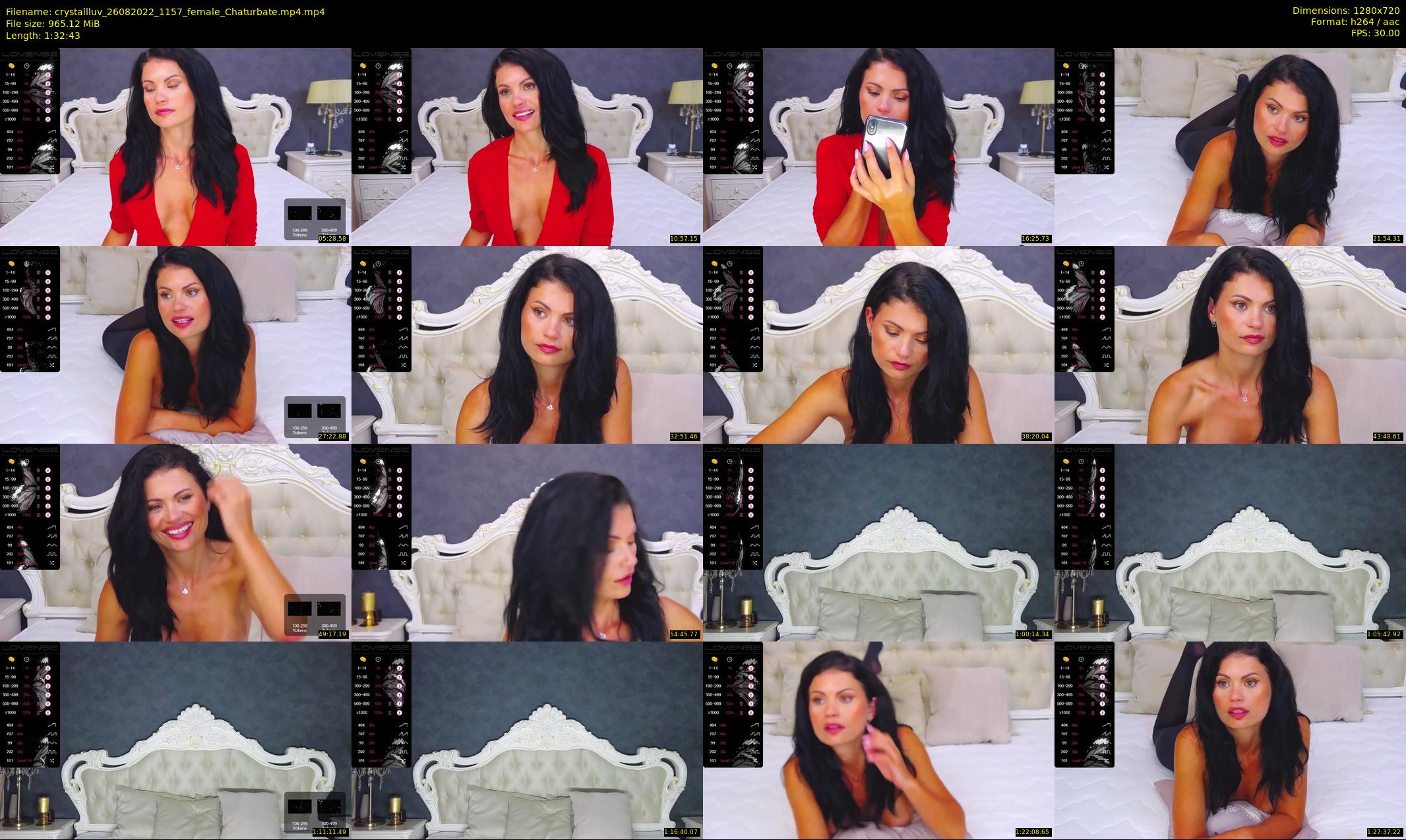 crystallluv — 93 minute Chaturbate female cam show recording, 720p, Aug 26, 2022