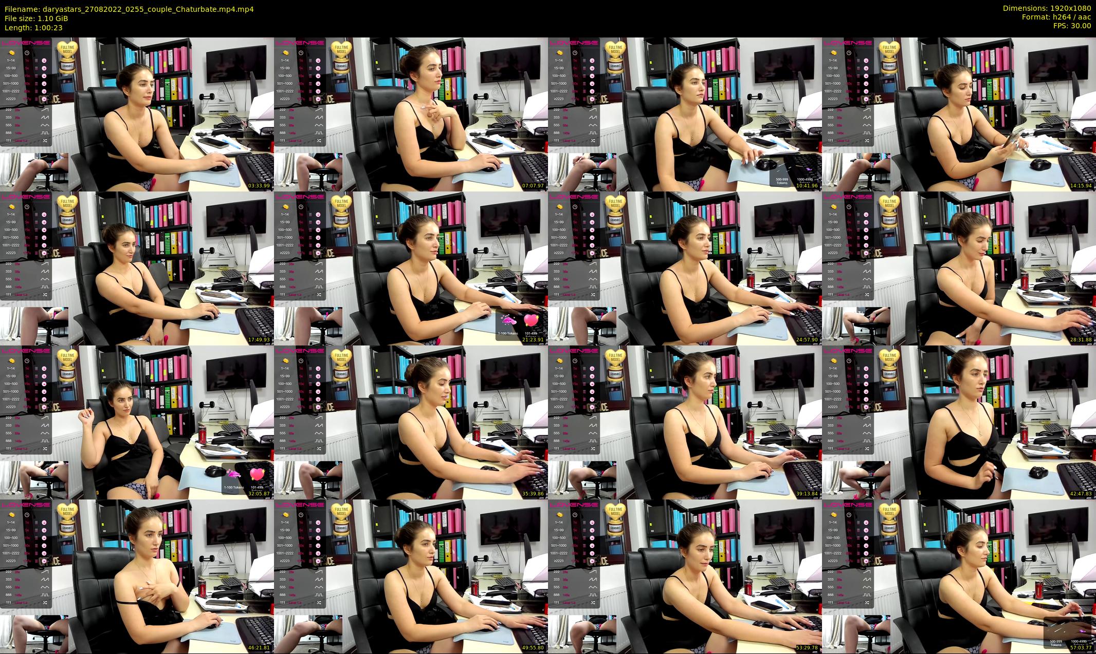 daryastars — 61 minute Chaturbate couple cam show recording, 1080p, Aug 27, 2022