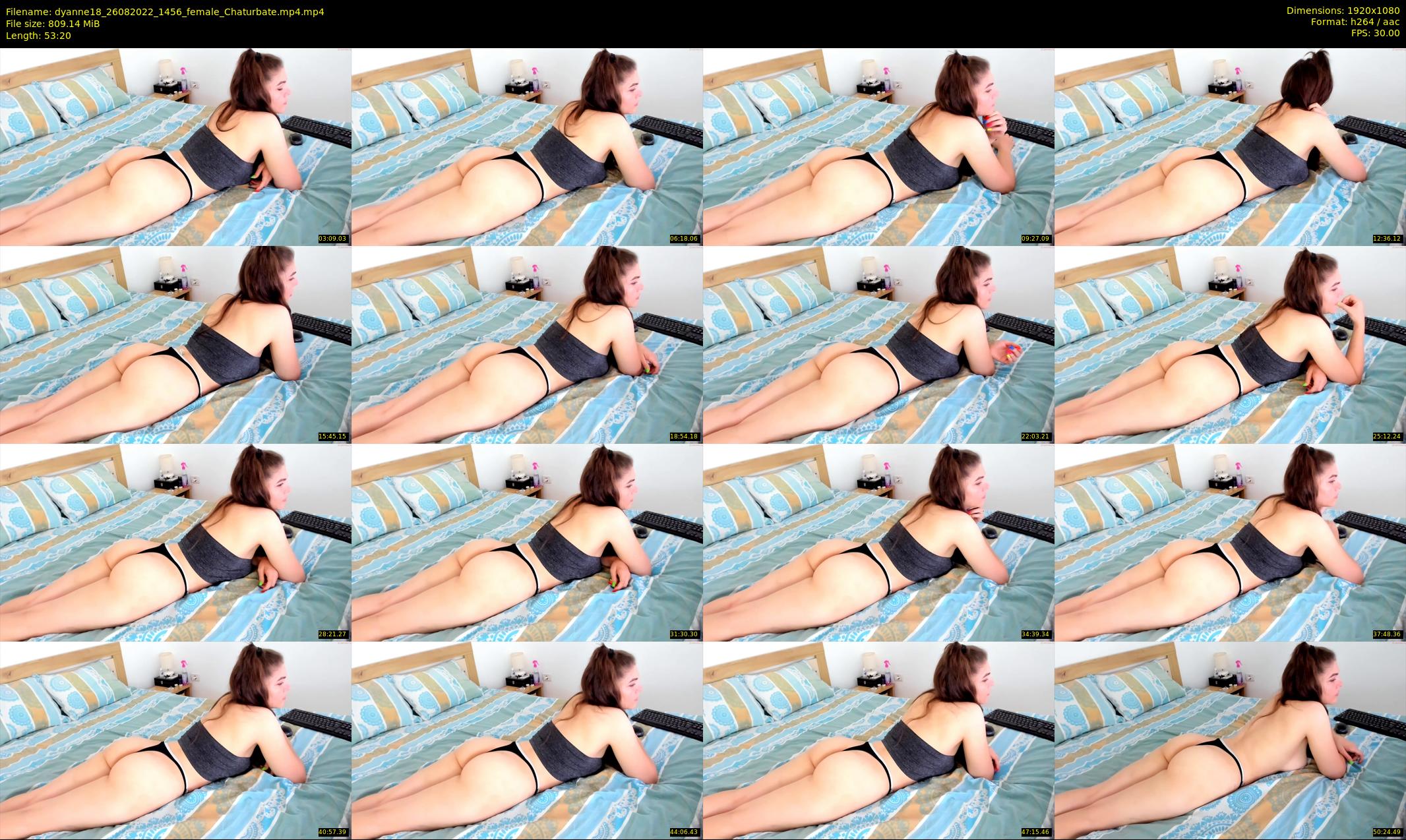 dyanne18 — 54 minute Chaturbate female cam show recording, 1080p, Aug 26, 2022