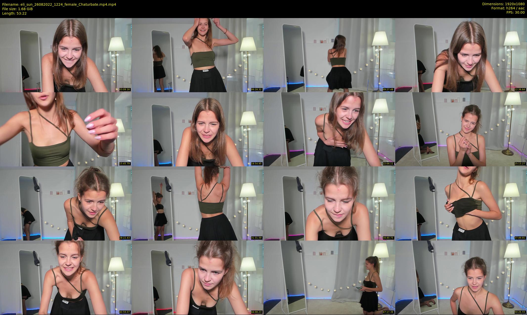 eli_sun — 54 minute Chaturbate female cam show recording, 1080p, Aug 26, 2022