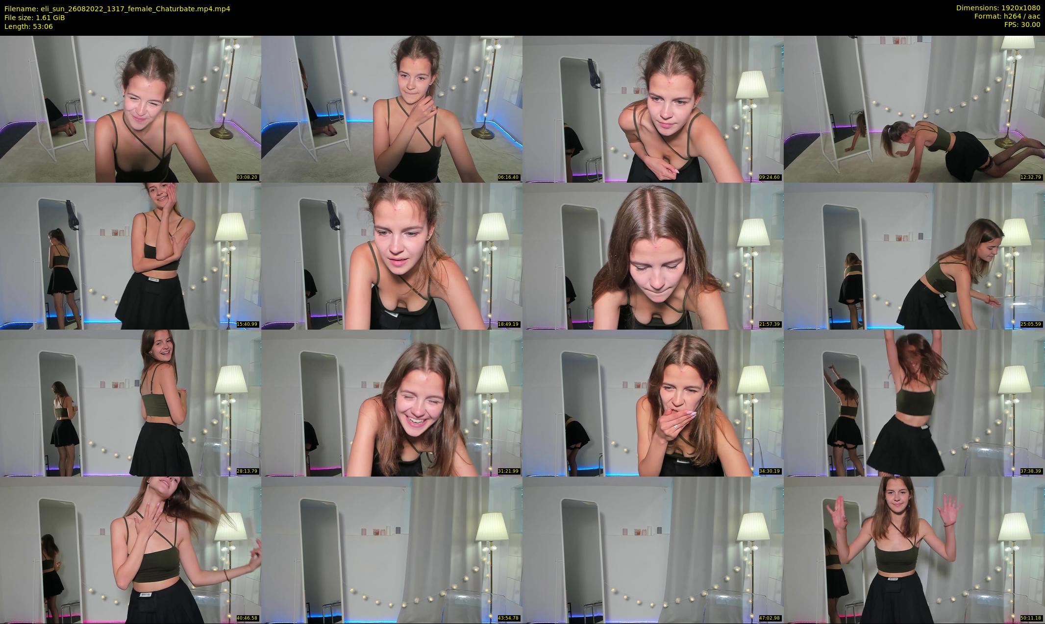 eli_sun — 54 minute Chaturbate female cam show recording, 1080p, Aug 26, 2022
