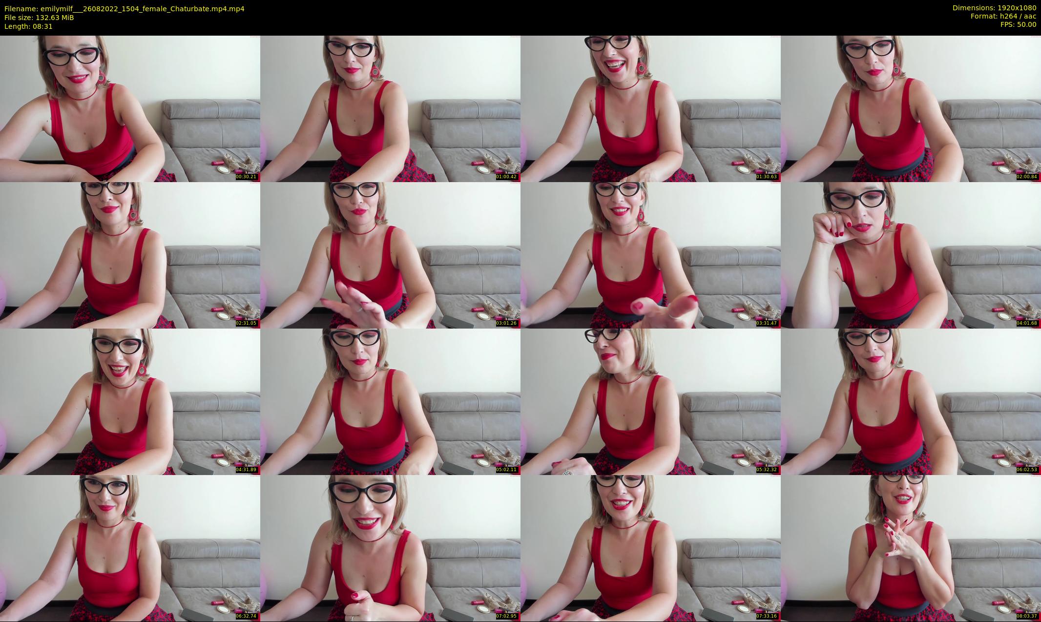 emilymilf__ — 9 minute Chaturbate female cam show recording, 1080p, Aug 26, 2022