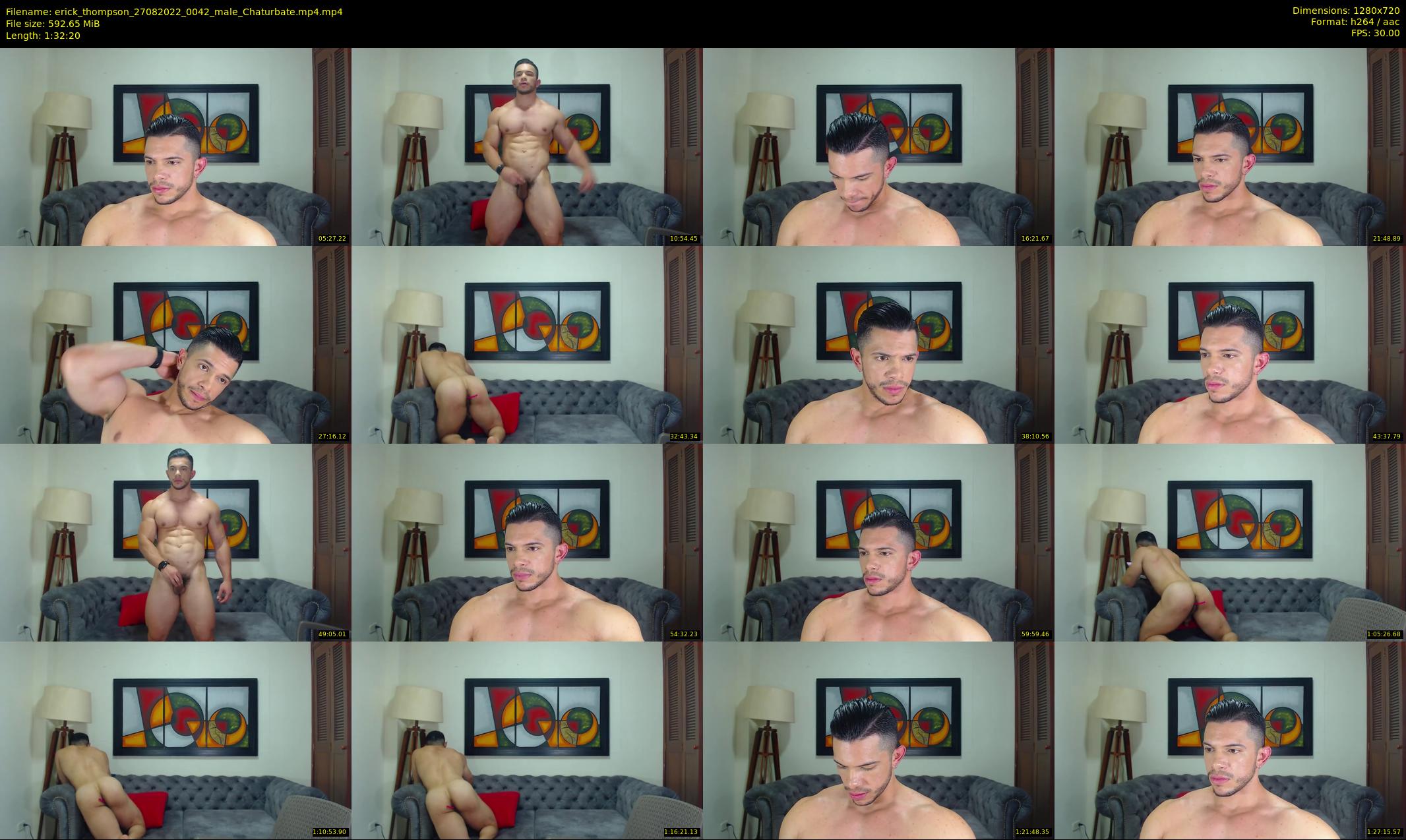 erick_thompson — 93 minute Chaturbate male cam show recording, 720p, Aug 27, 2022