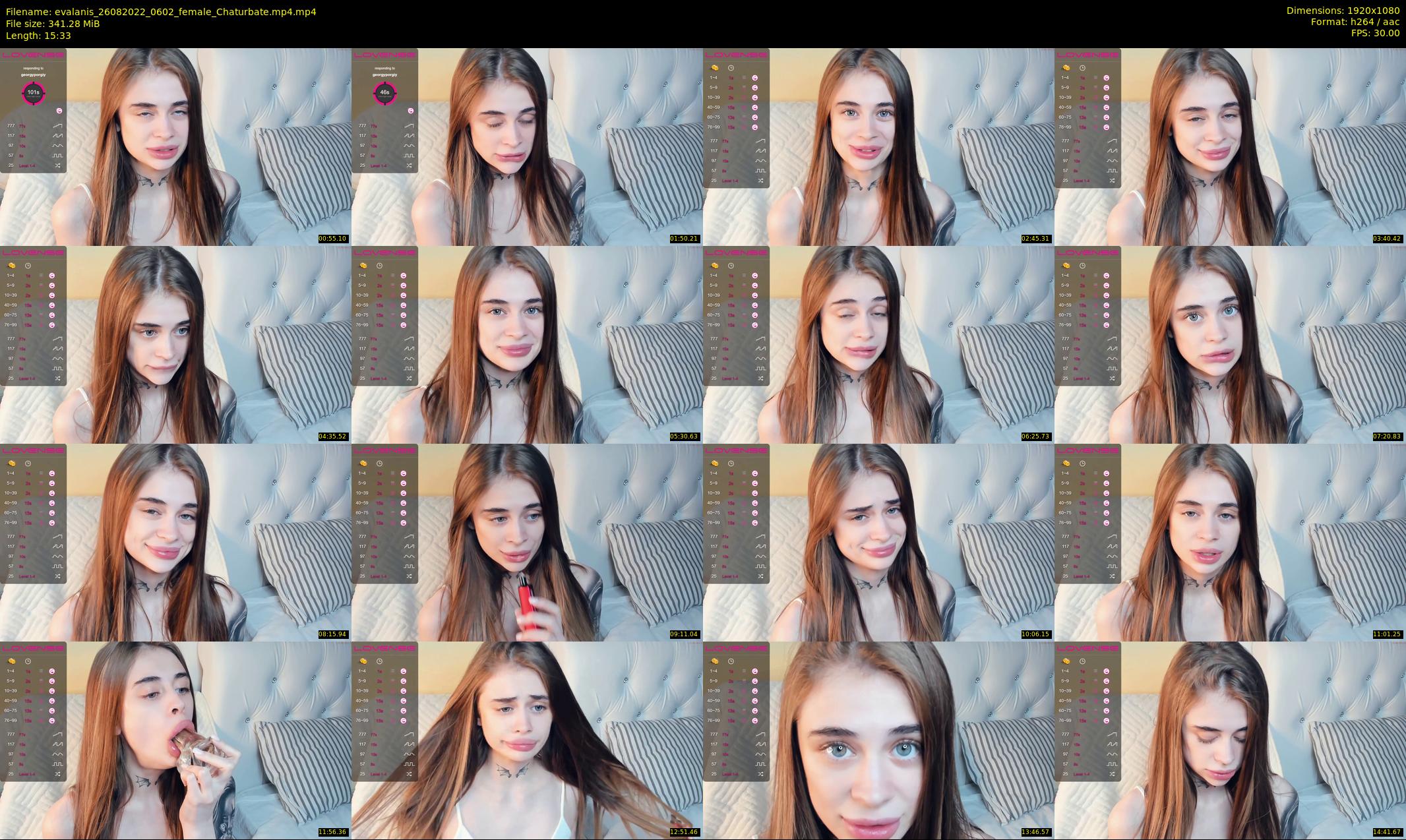 evalanis — 16 minute Chaturbate couple cam show recording, 1080p, Aug 26, 2022