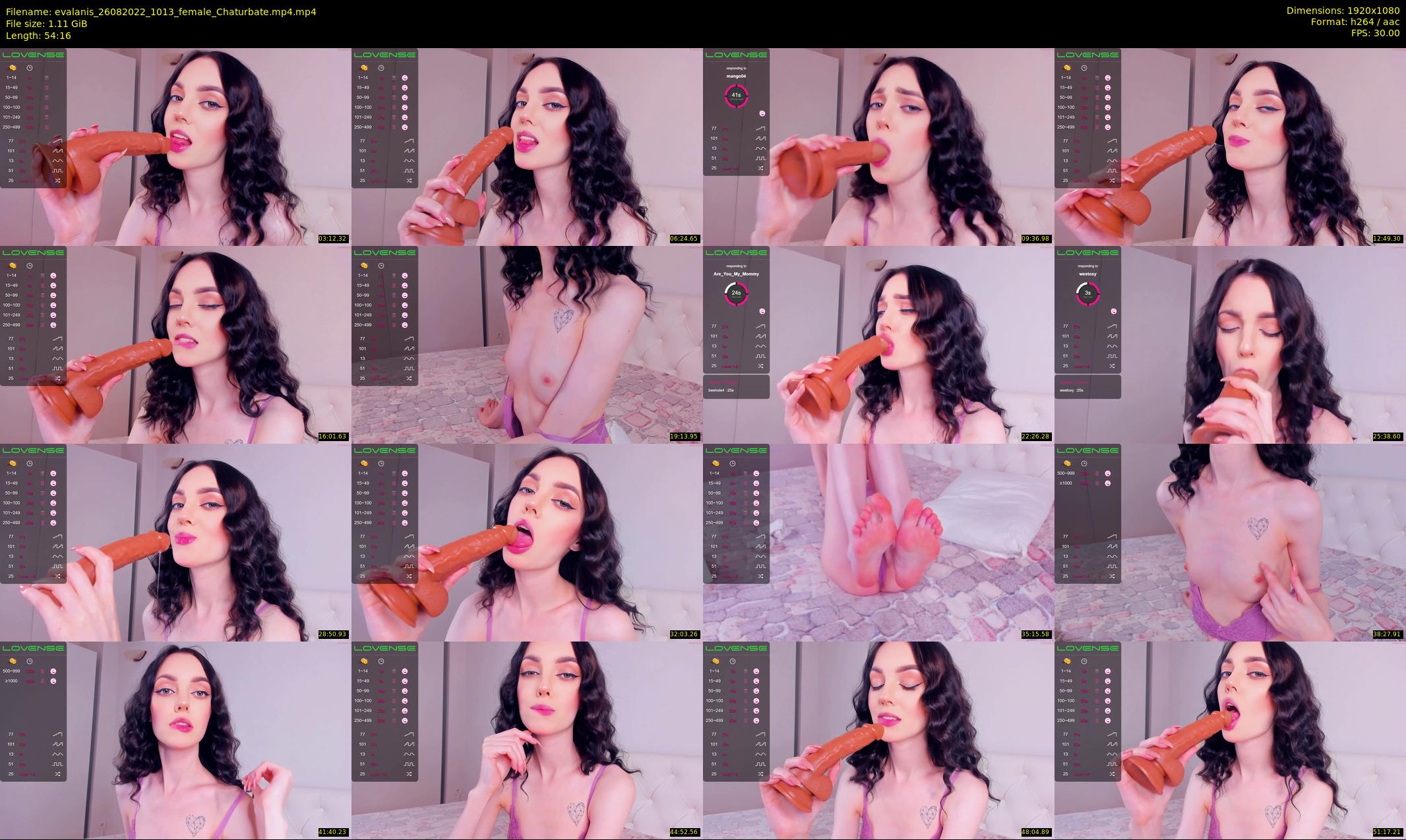 evalanis — 55 minute Chaturbate couple cam show recording, 1080p, Aug 26, 2022