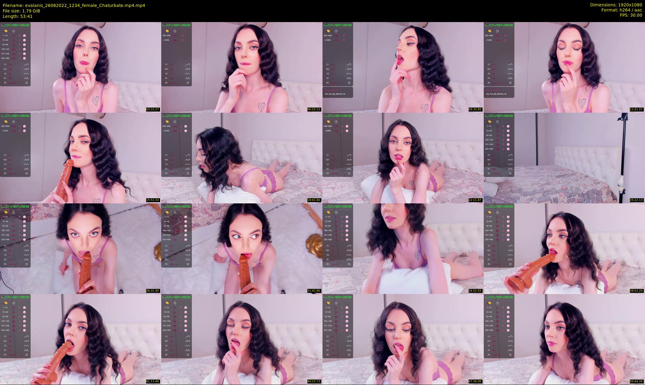 evalanis — 54 minute Chaturbate couple cam show recording, 1080p, Aug 26, 2022