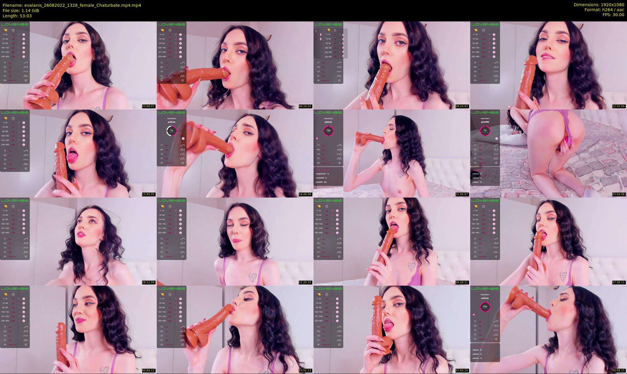evalanis — 54 minute Chaturbate couple cam show recording, 1080p, Aug 26, 2022