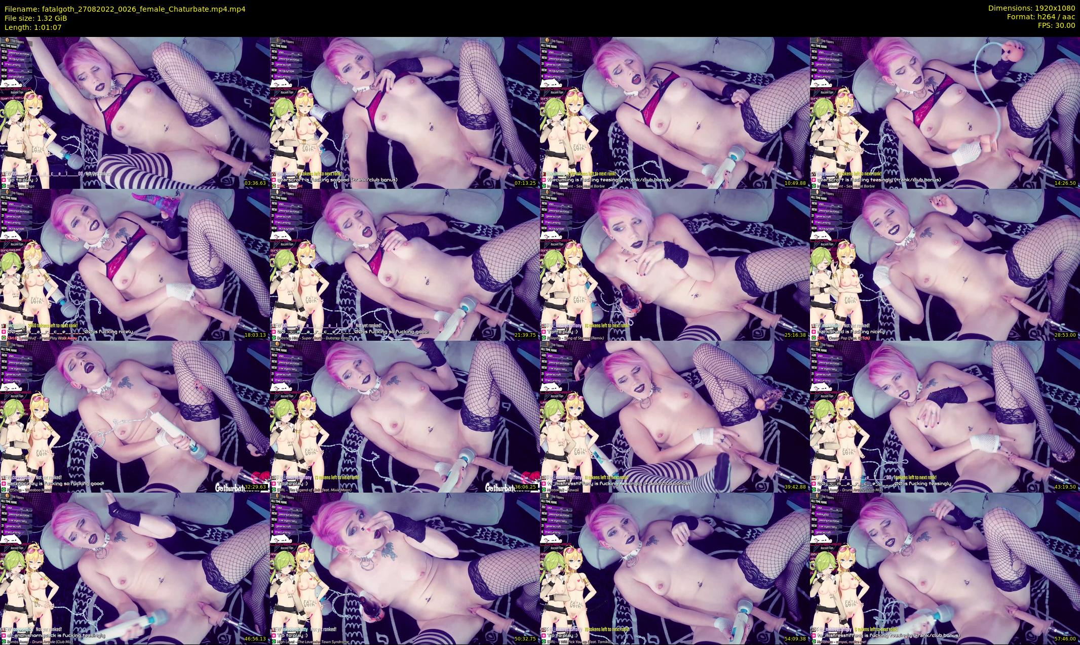 fatalgoth — 62 minute Chaturbate couple cam show recording, 1080p, Aug 27, 2022
