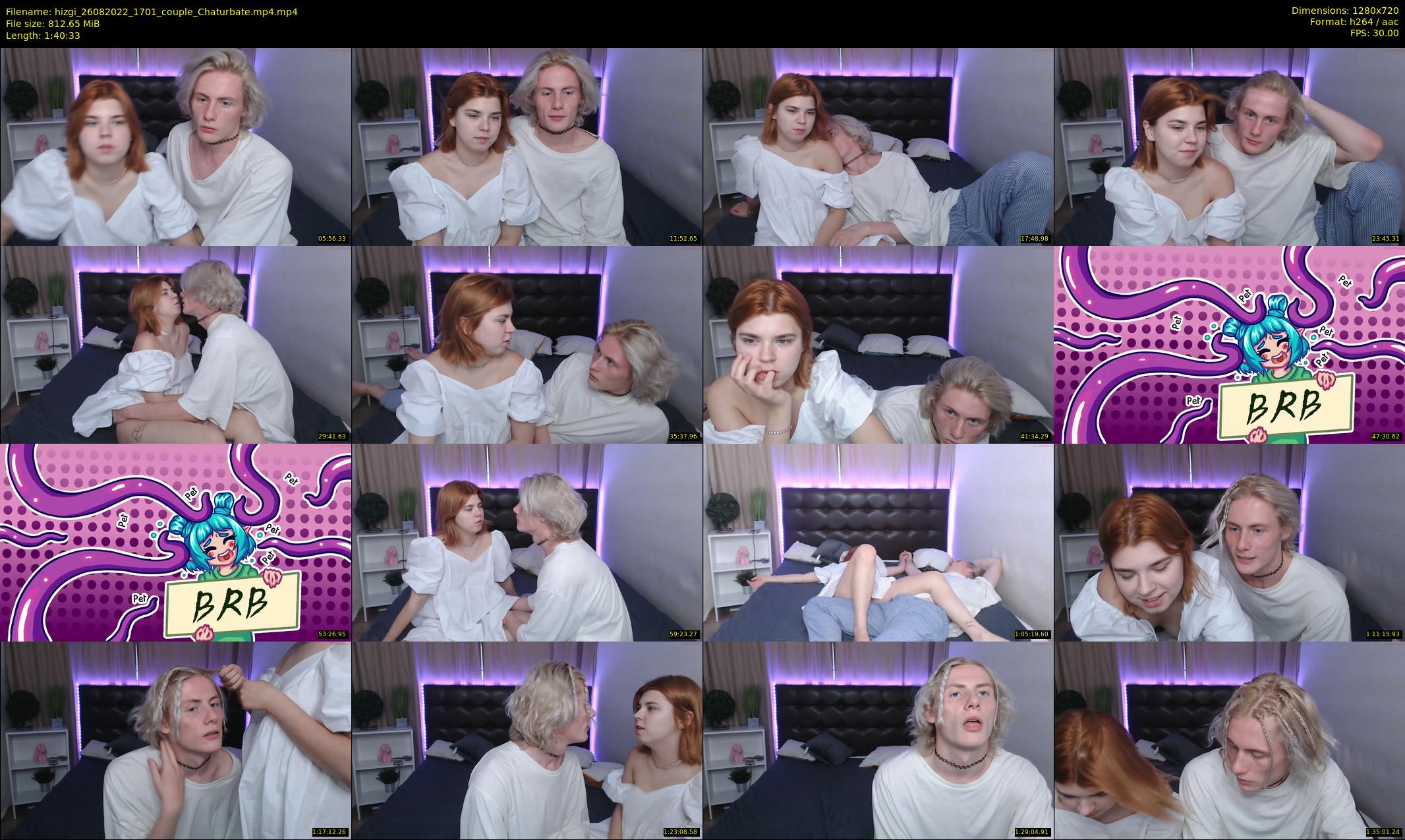 hizgi — 101 minute Chaturbate couple cam show recording, 720p, Aug 26, 2022