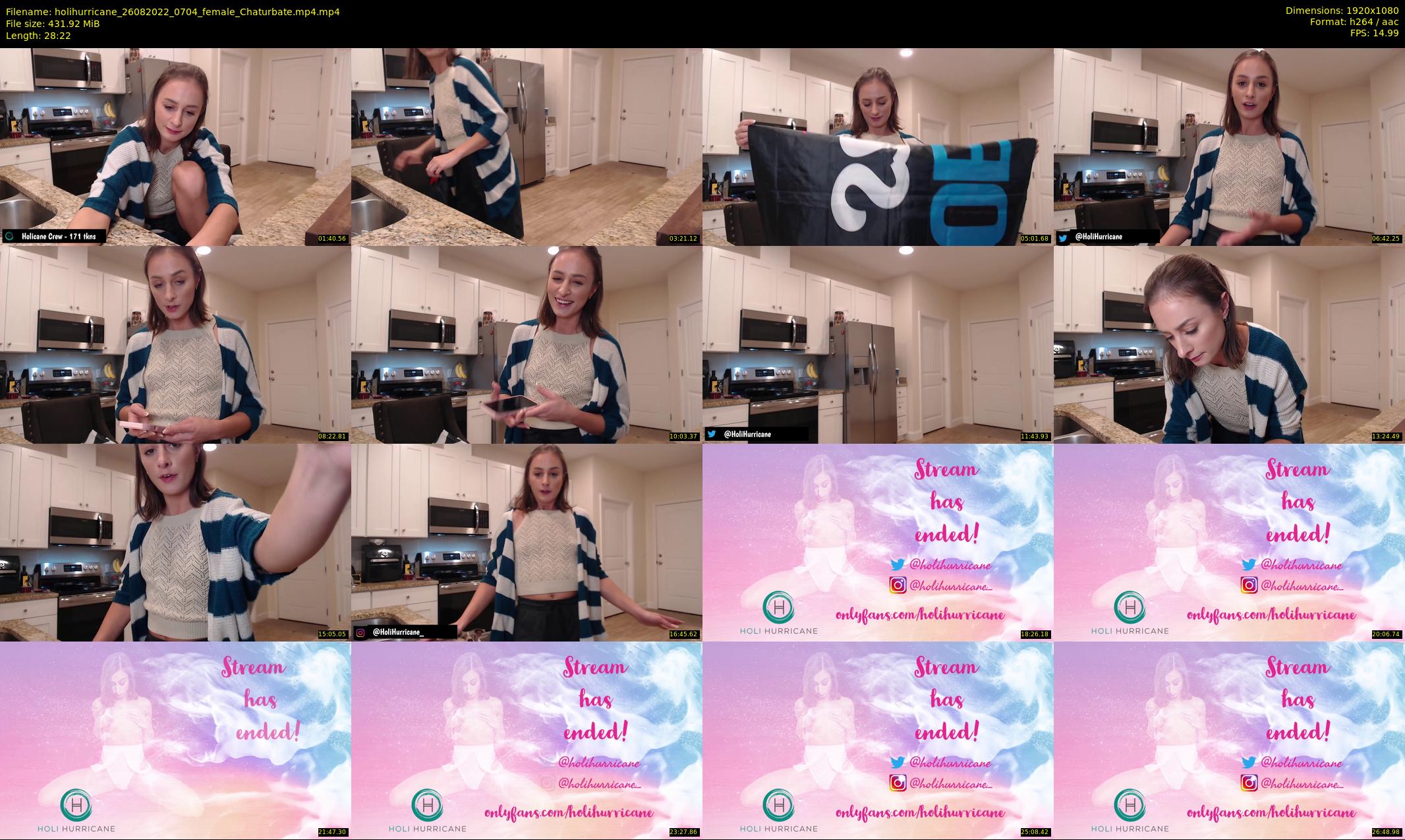 holihurricane — 29 minute Chaturbate female cam show recording, 1080p, Aug 26, 2022