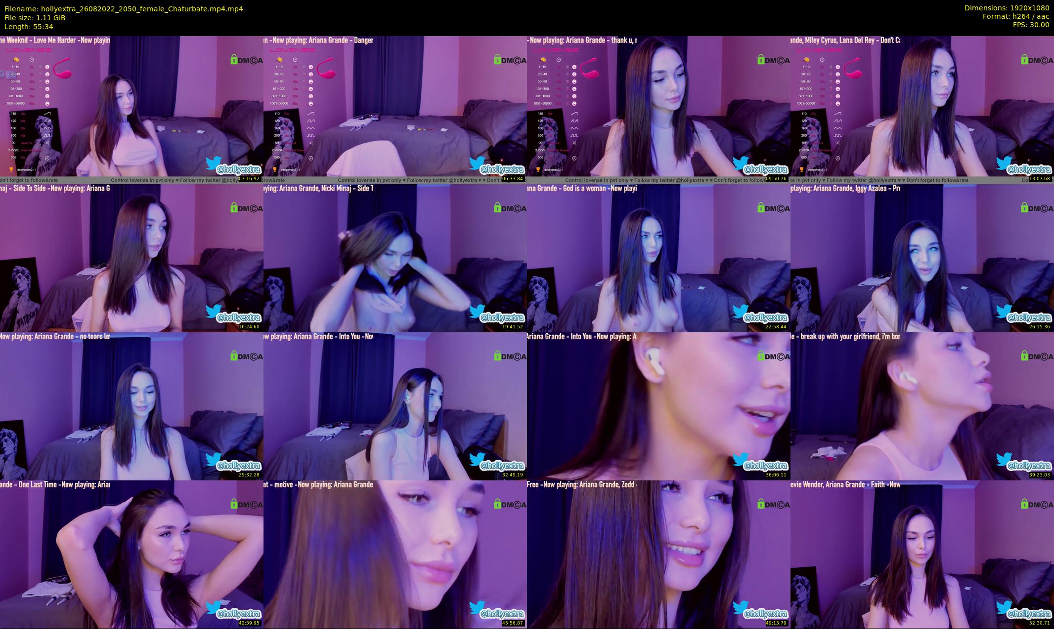 hollyextra — 56 minute Chaturbate female cam show recording, 1080p, Aug 26, 2022