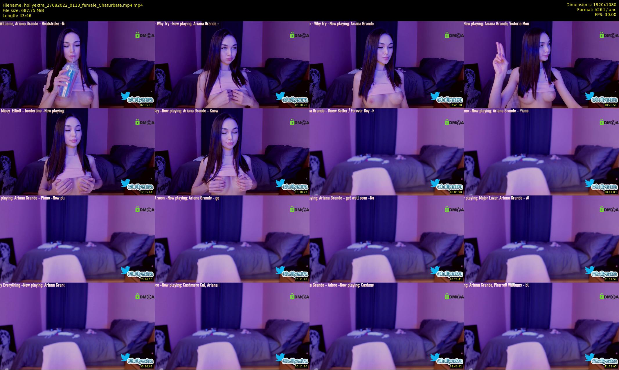 hollyextra — 44 minute Chaturbate female cam show recording, 1080p, Aug 27, 2022