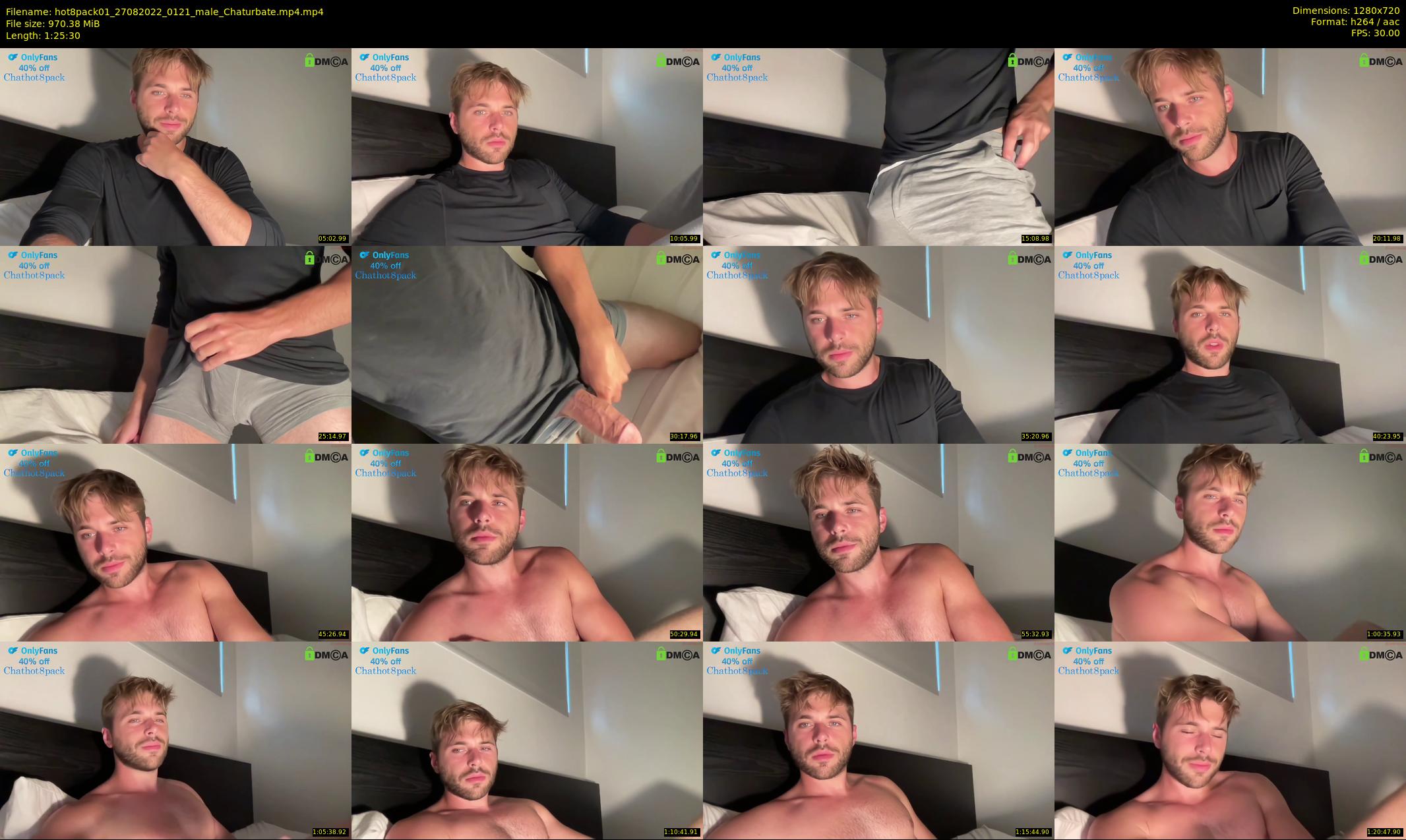 hot8pack01 — 86 minute Chaturbate male cam show recording, 720p, Aug 27, 2022