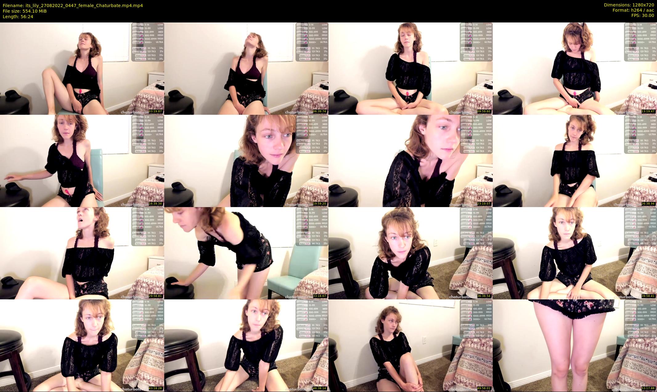 its_lily — 57 minute Chaturbate female cam show recording, 720p, Aug 27, 2022