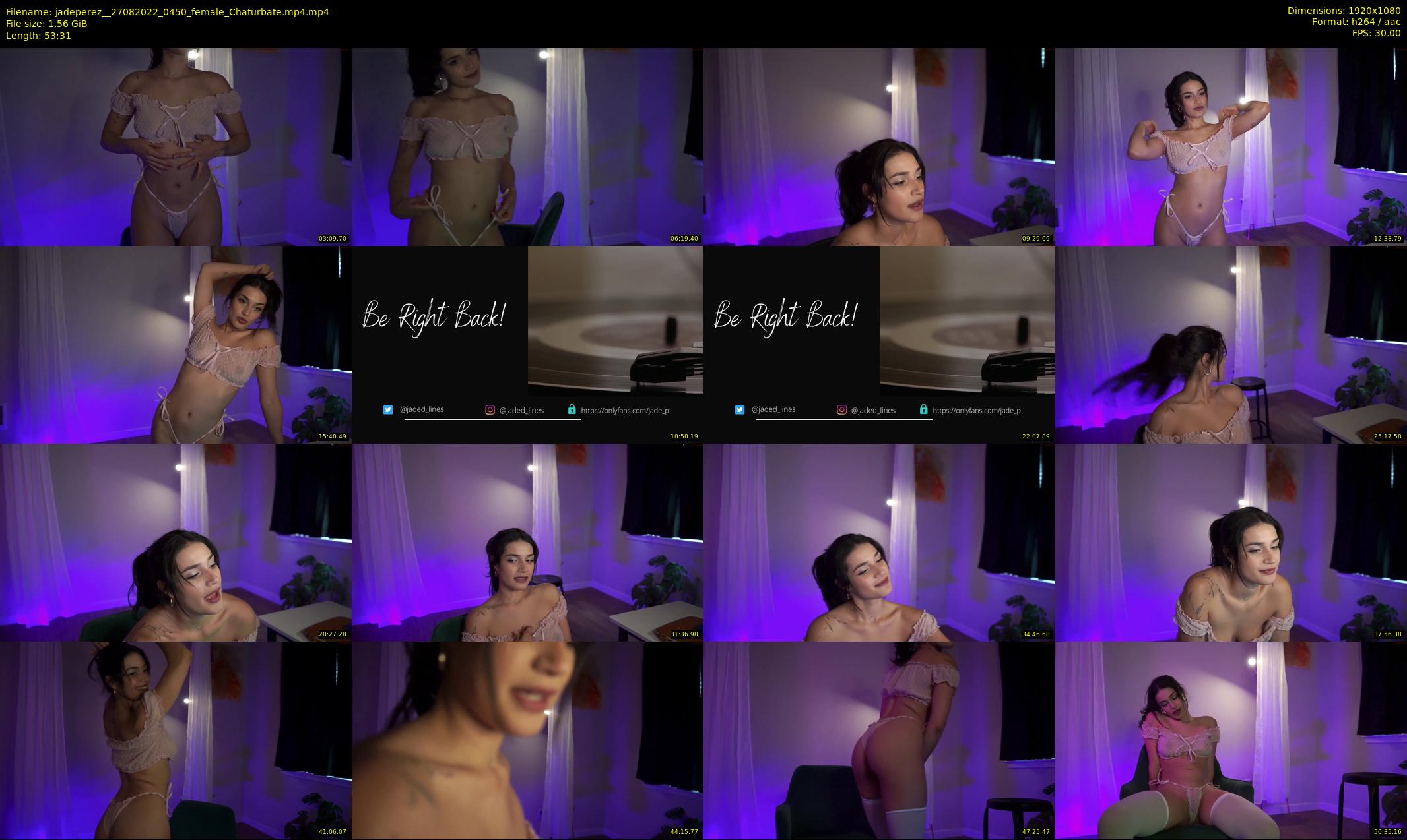 jadeperez_ — 54 minute Chaturbate female cam show recording, 1080p, Aug 27, 2022