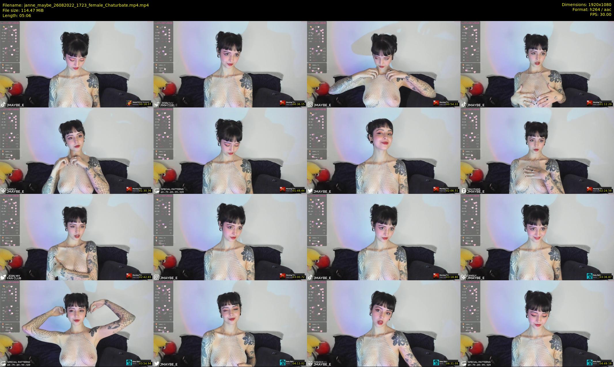 janne_maybe — 6 minute Chaturbate female cam show recording, 1080p, Aug 26, 2022