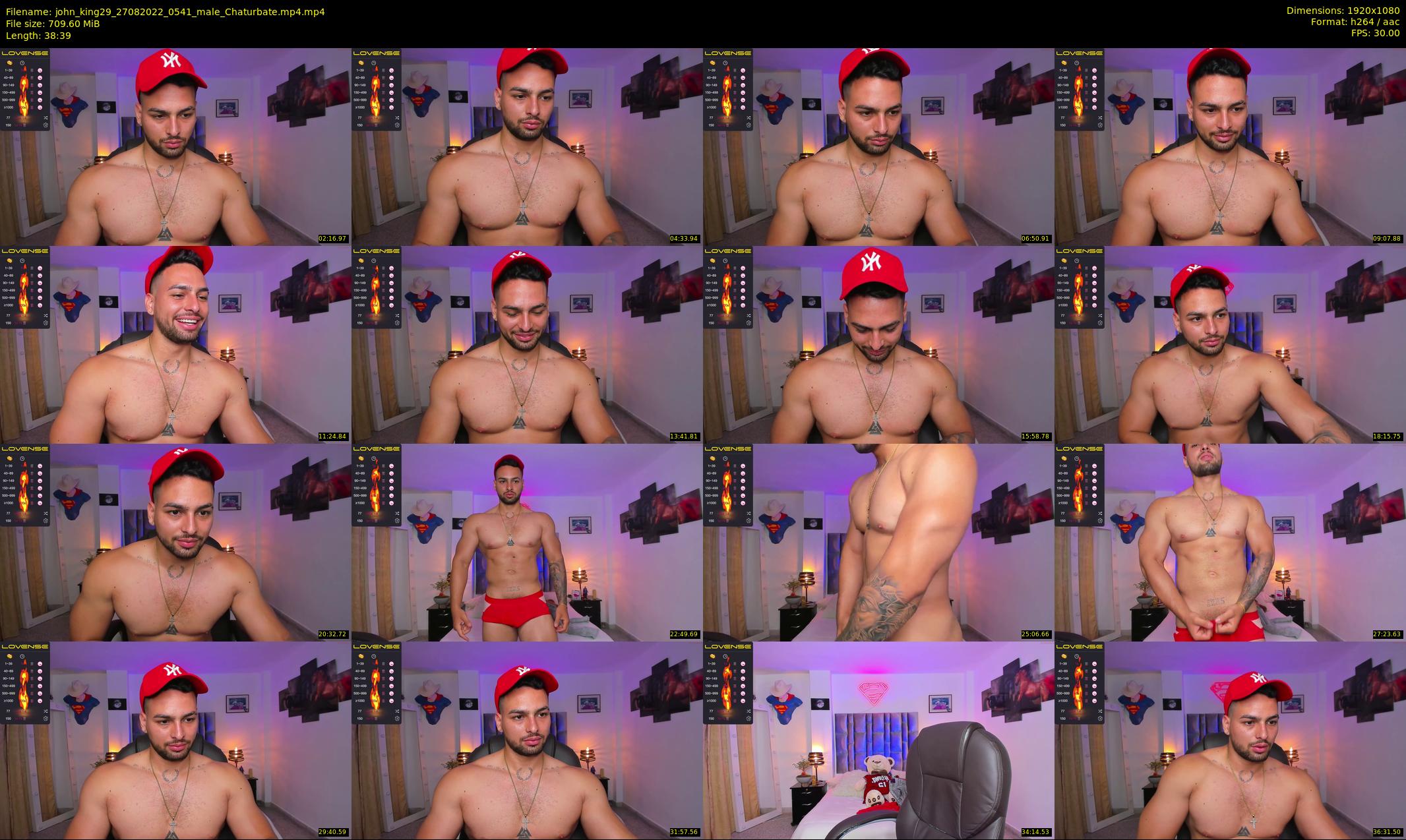 john_king29 — 39 minute Chaturbate male cam show recording, 1080p, Aug 27, 2022