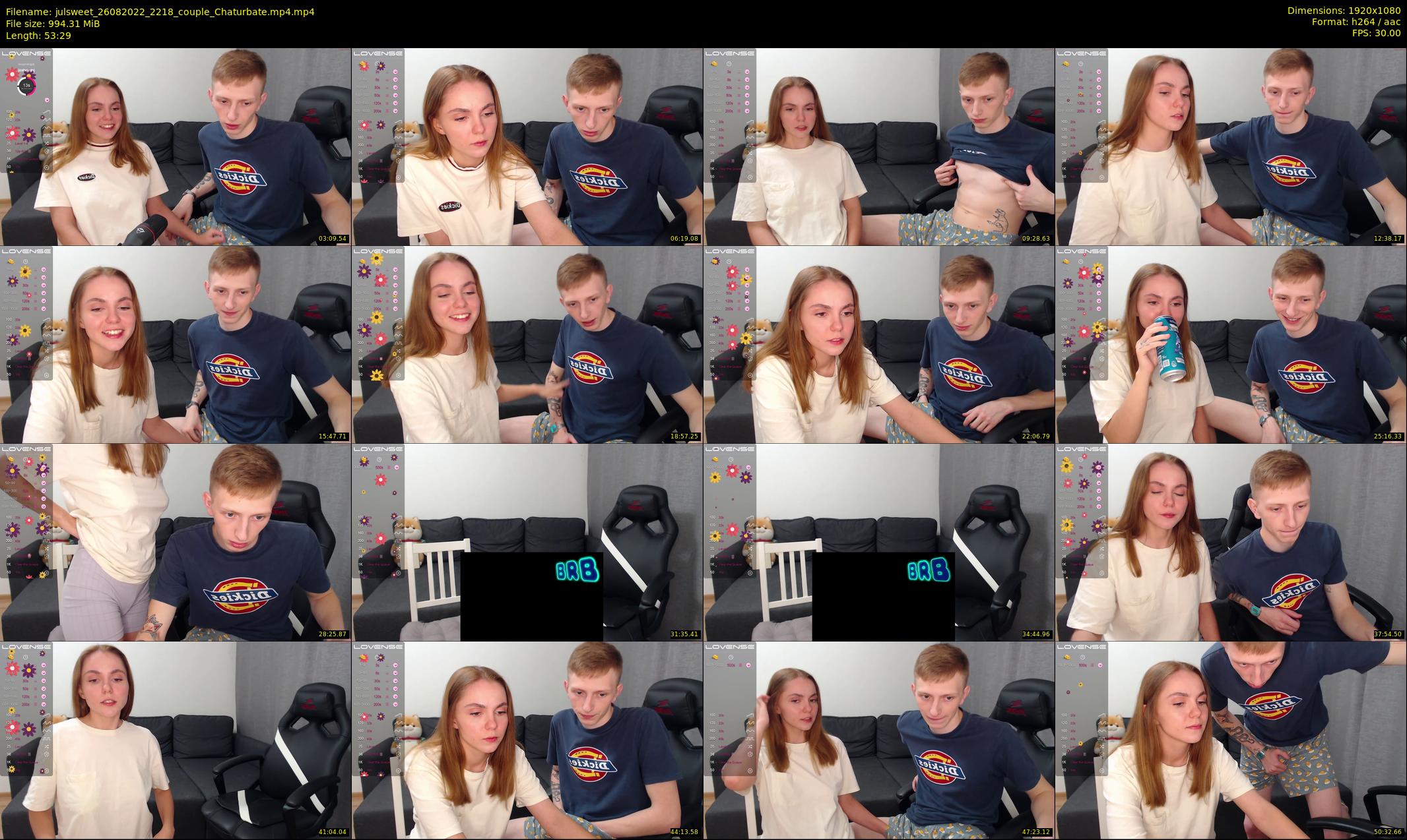 julsweet — 54 minute Chaturbate male cam show recording, 1080p, Aug 26, 2022