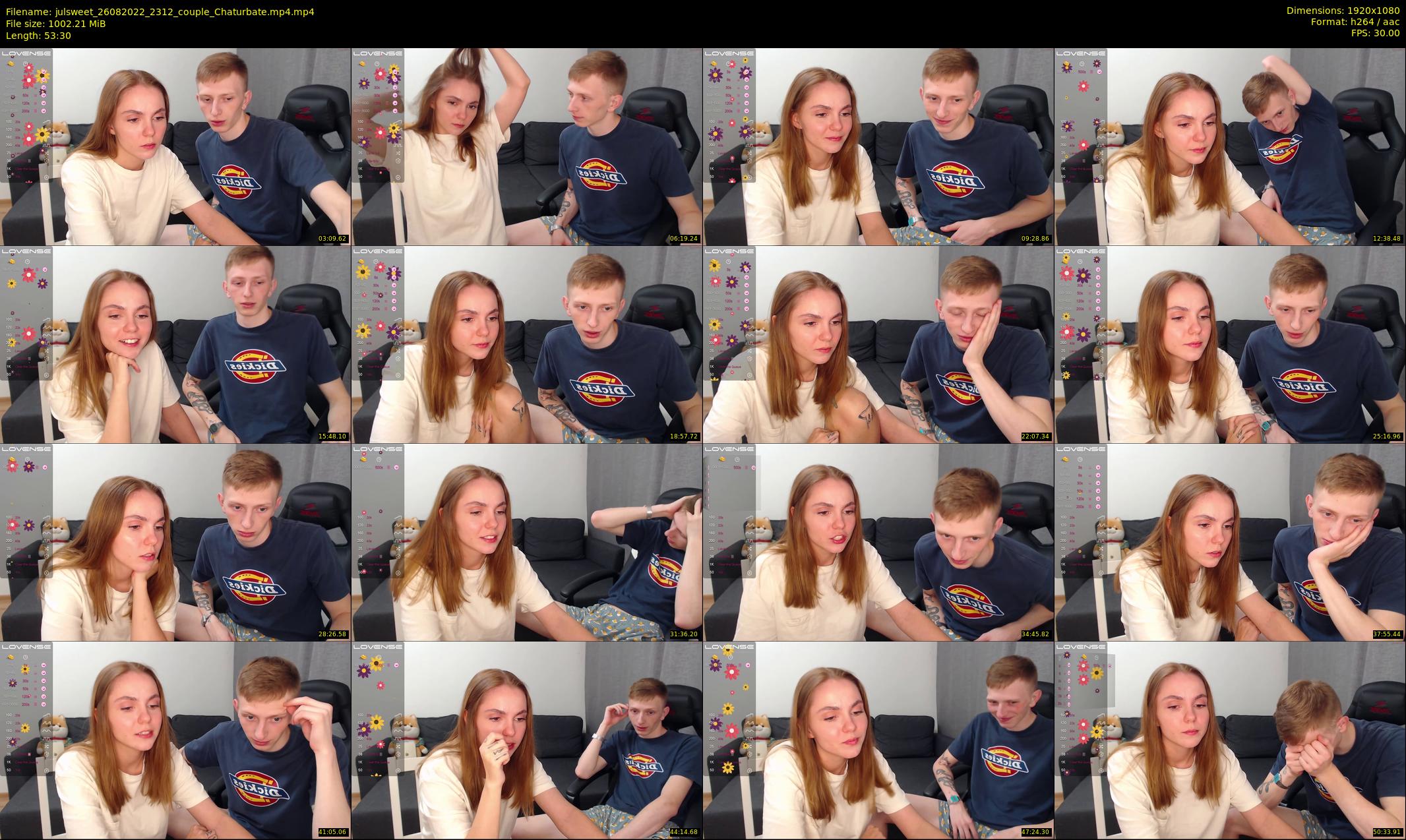 julsweet — 54 minute Chaturbate male cam show recording, 1080p, Aug 26, 2022