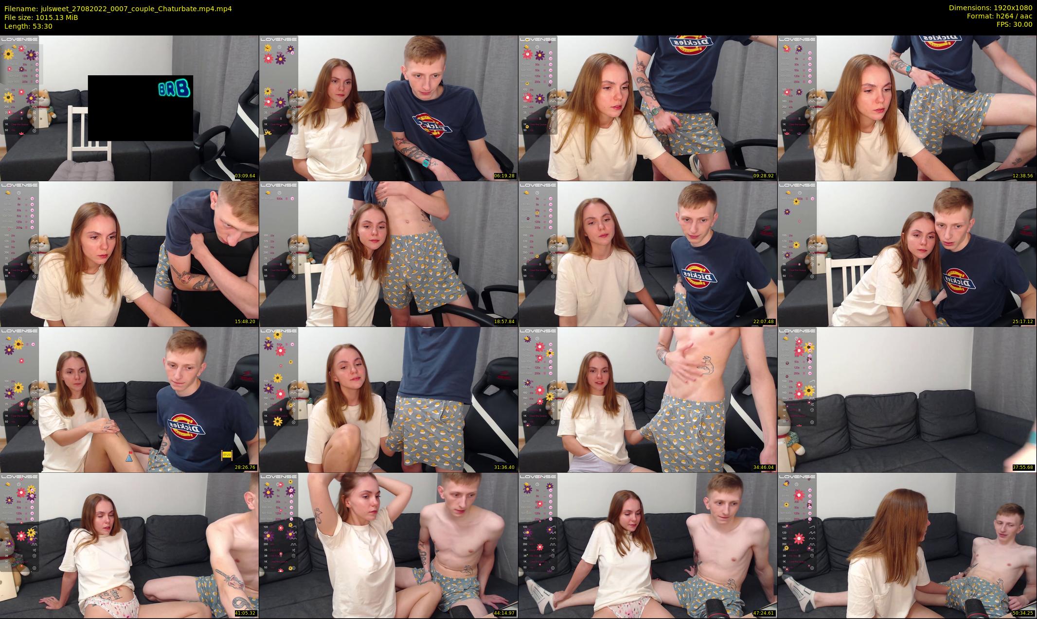 julsweet — 54 minute Chaturbate male cam show recording, 1080p, Aug 27, 2022