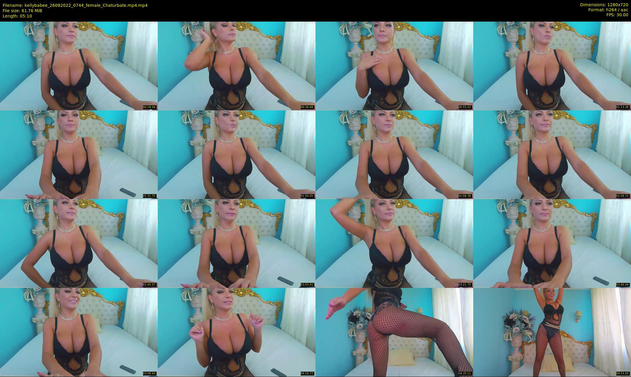 kellybabee — 6 minute Chaturbate female cam show recording, 720p, Aug 26, 2022