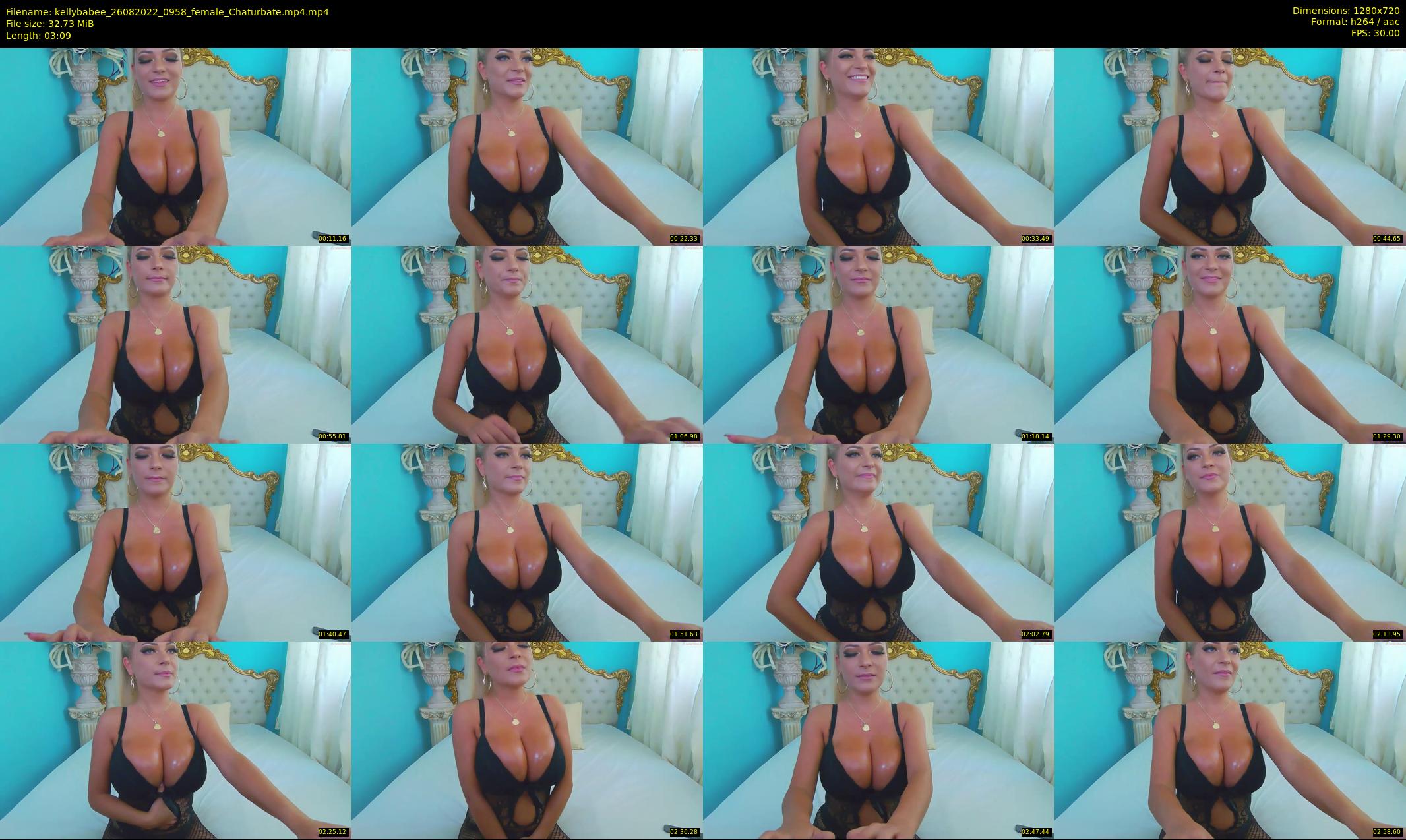 kellybabee — 4 minute Chaturbate female cam show recording, 720p, Aug 26, 2022