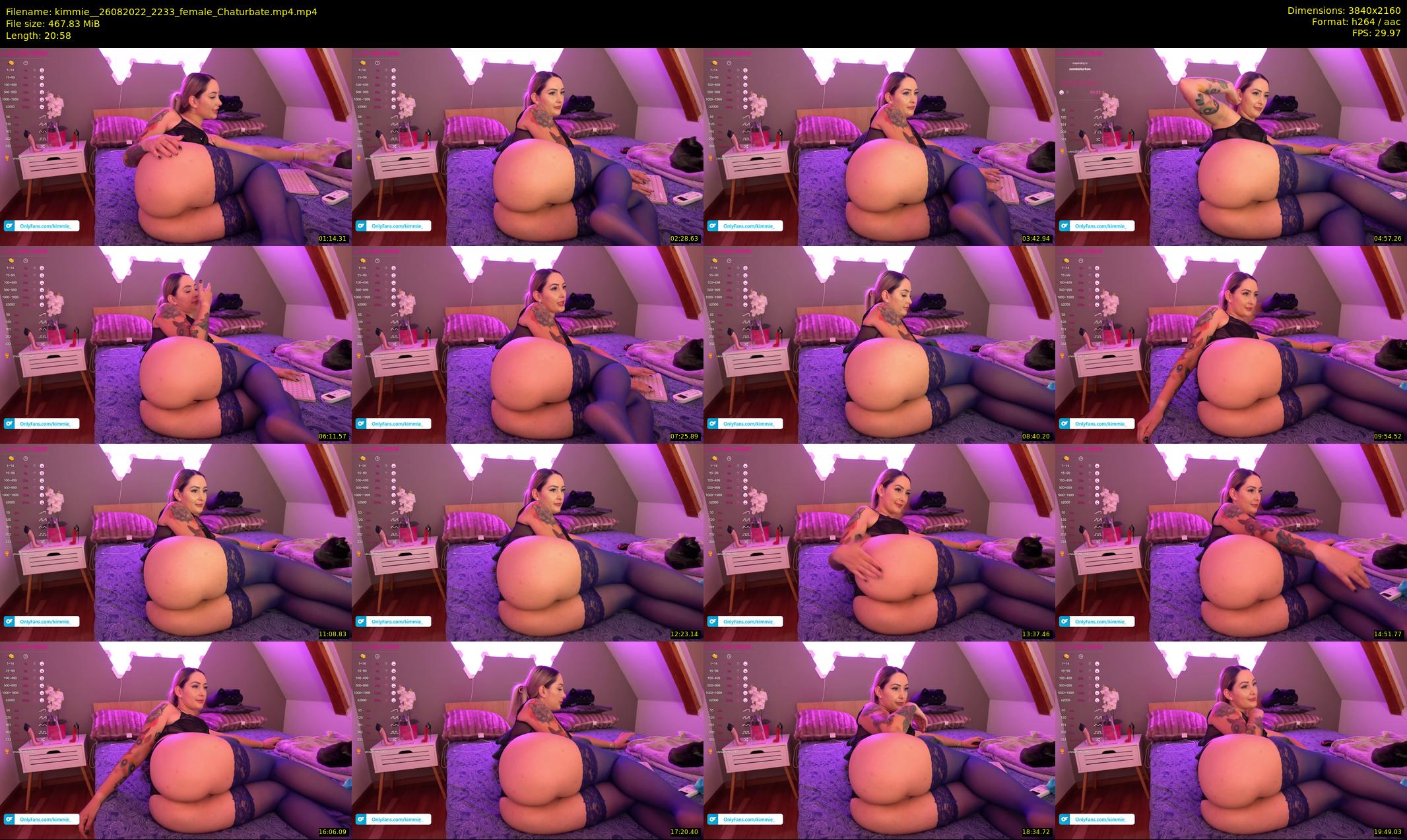 kimmie_ — 21 minute Chaturbate female cam show recording, 4K, Aug 26, 2022