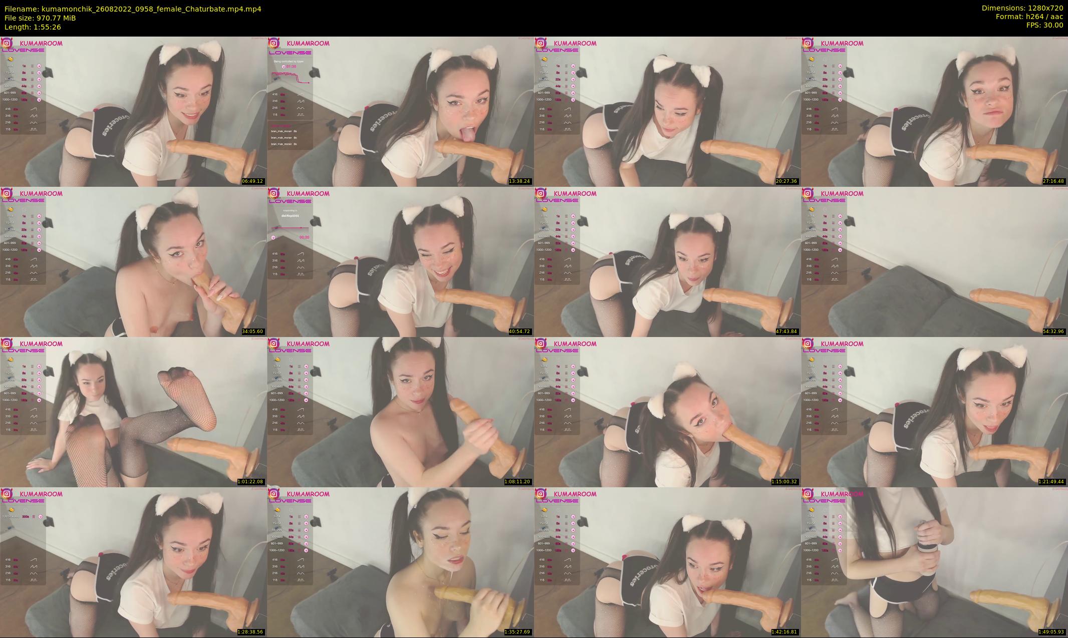 kumamonchik — 116 minute Chaturbate couple cam show recording, 720p, Aug 26, 2022