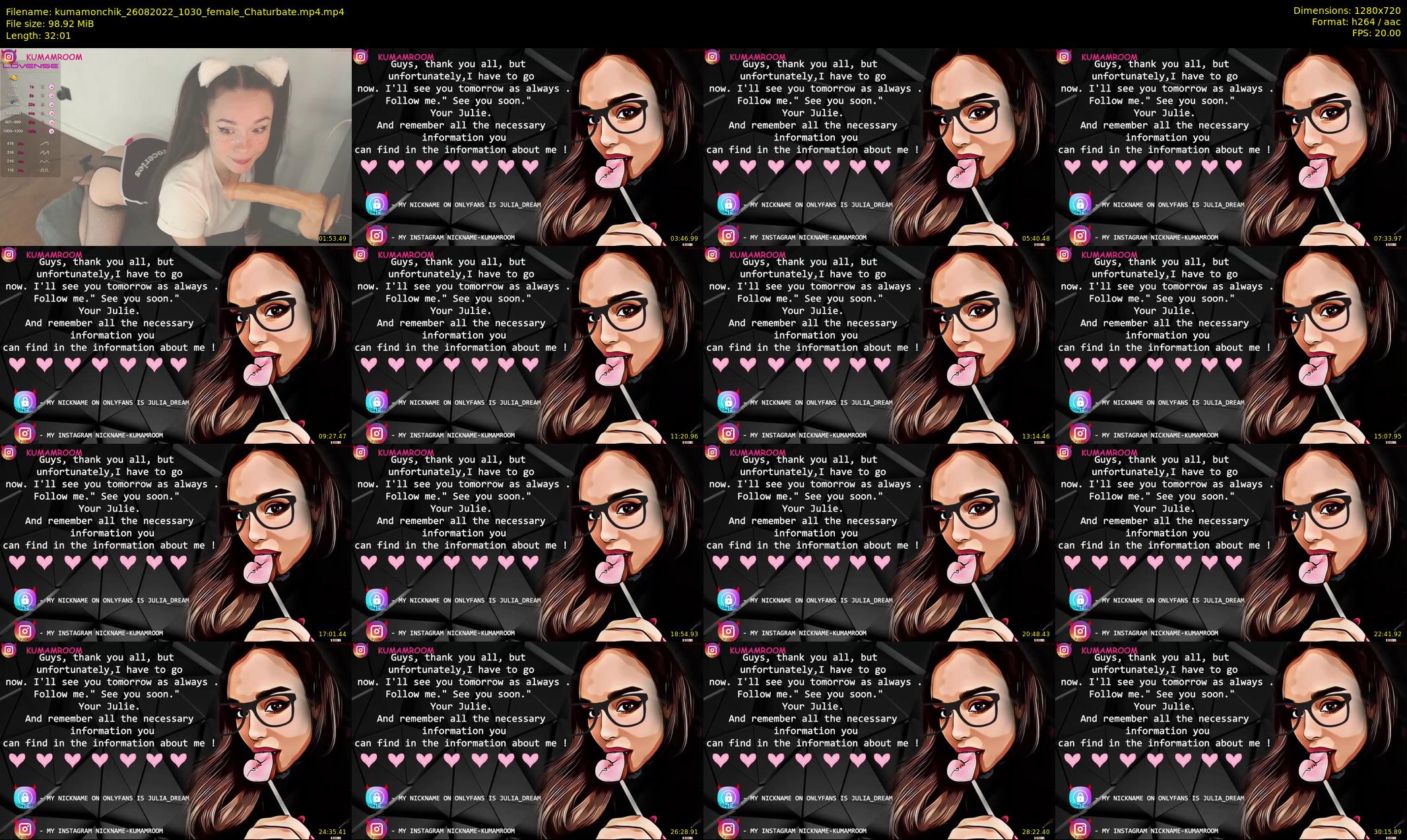 kumamonchik — 33 minute Chaturbate couple cam show recording, 720p, Aug 26, 2022
