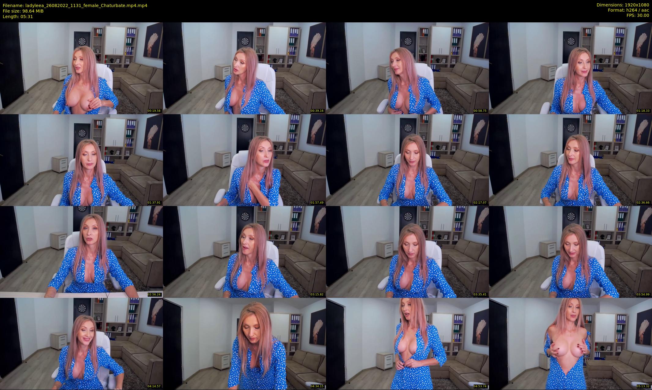ladyleea — 6 minute Chaturbate female cam show recording, 1080p, Aug 26, 2022