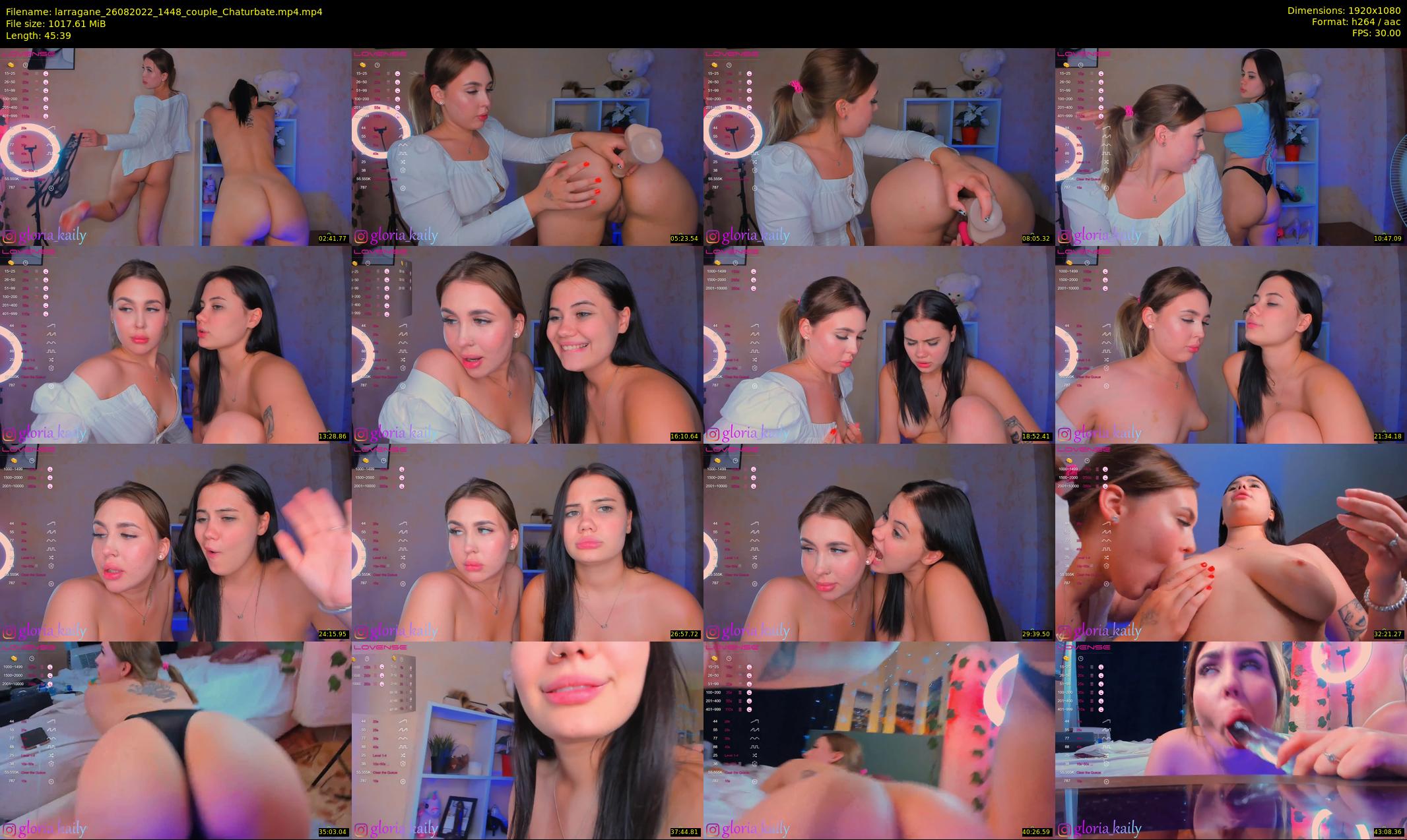 larragane — 46 minute Chaturbate couple cam show recording, 1080p, Aug 26, 2022