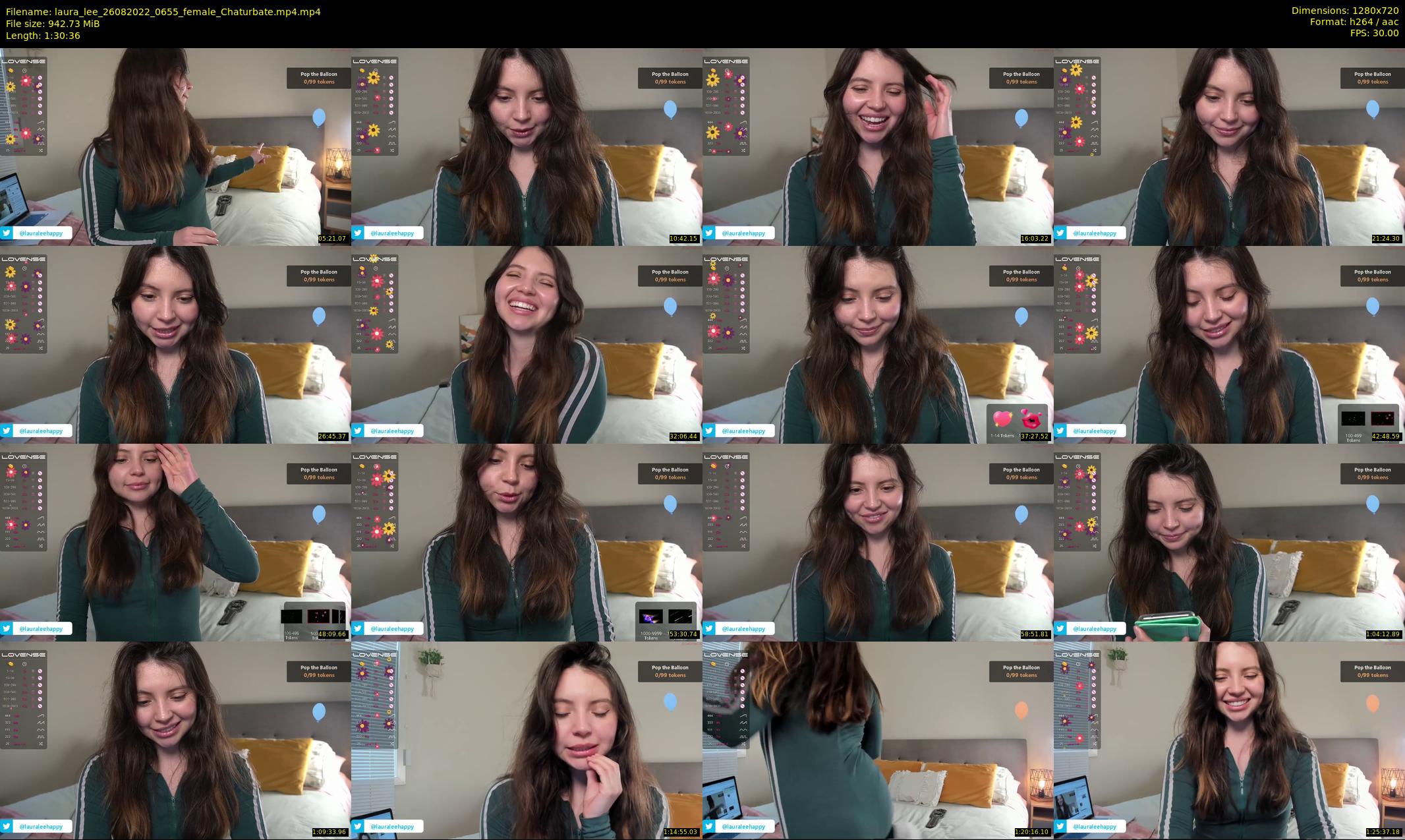 laura_lee — 91 minute Chaturbate female cam show recording, 720p, Aug 26, 2022