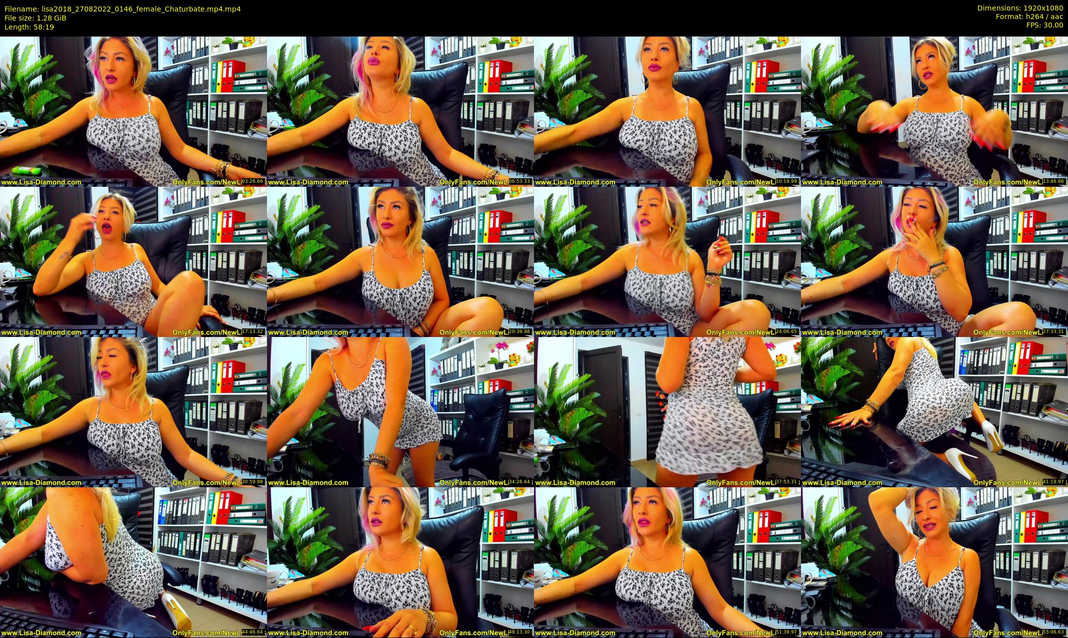 lisa2018 — 59 minute Chaturbate female cam show recording, 1080p, Aug 27, 2022