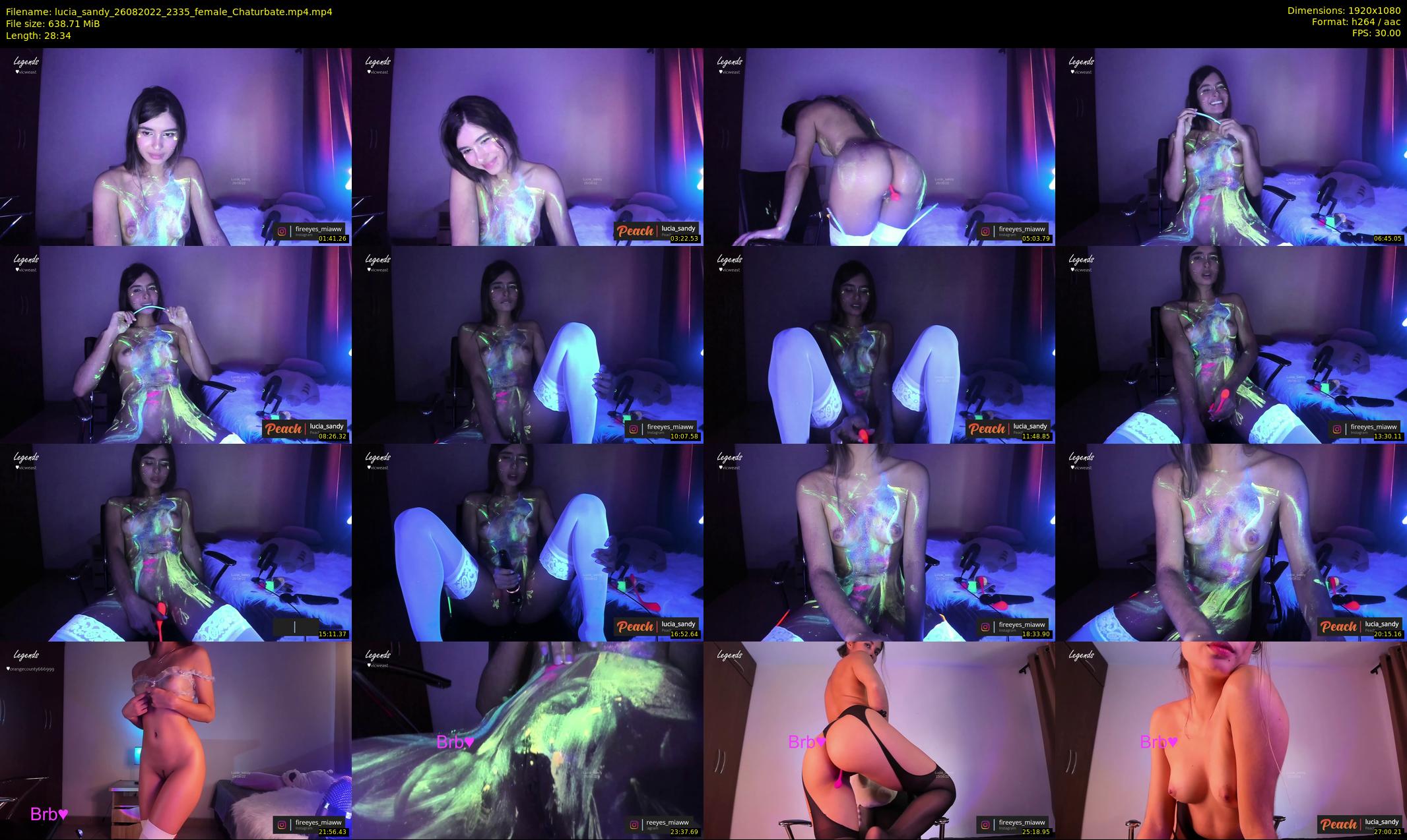 lucia_sandy — 29 minute Chaturbate female cam show recording, 1080p, Aug 26, 2022