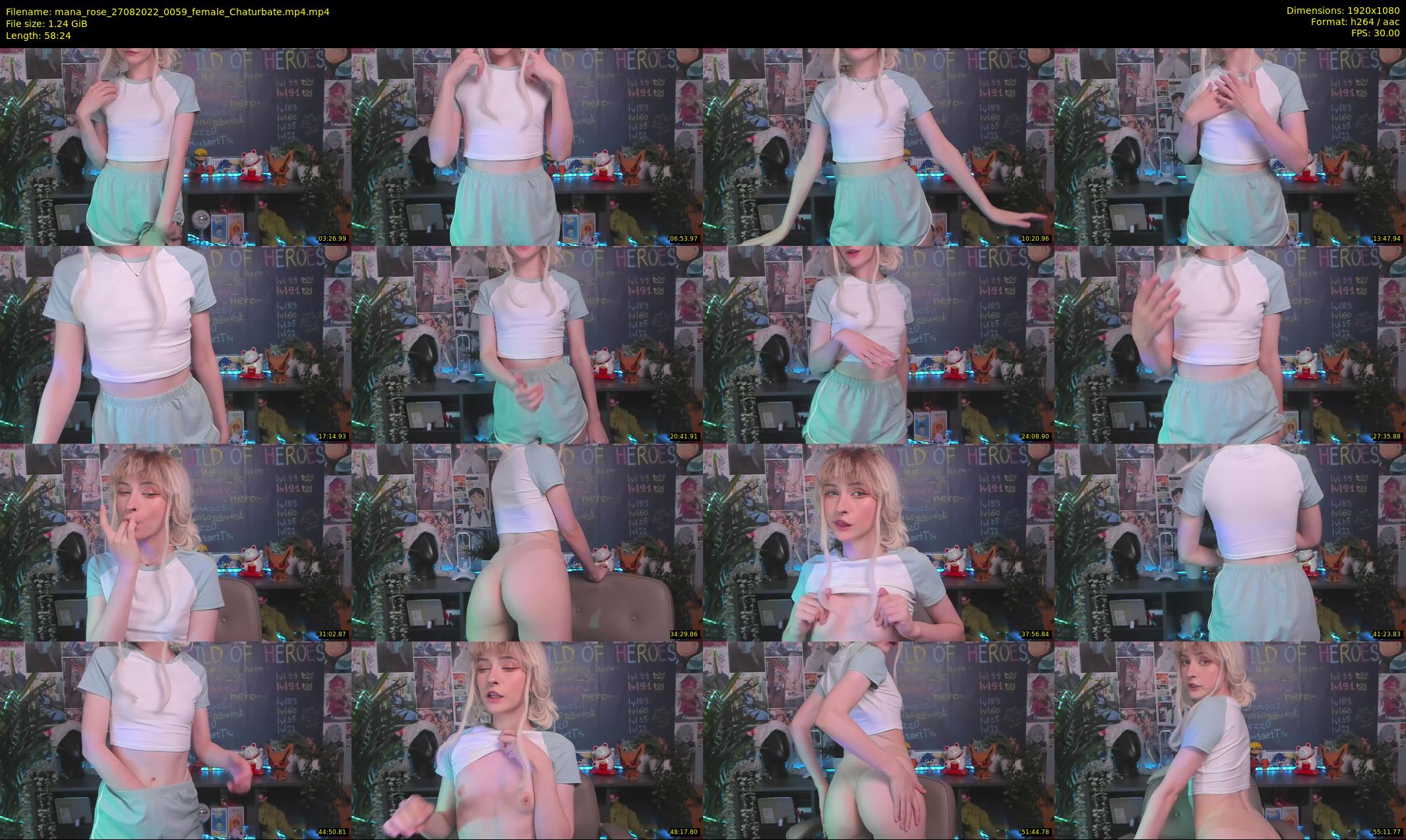 mana_rose — 59 minute Chaturbate female cam show recording, 1080p, Aug 27, 2022