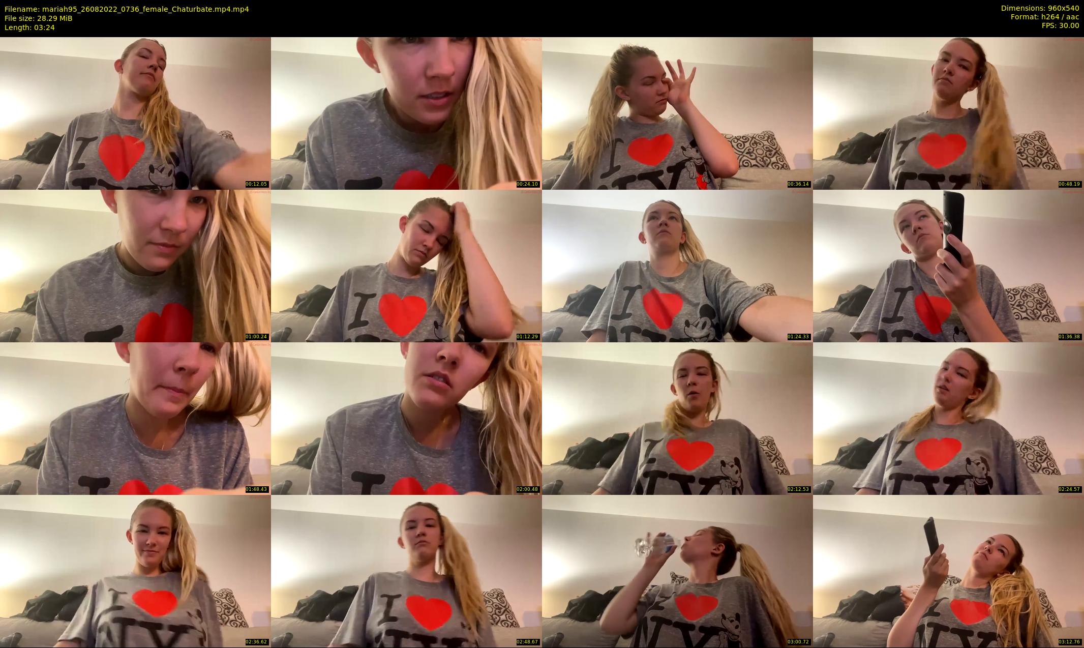 mariah95 — 4 minute Chaturbate female cam show recording, 480p, Aug 26, 2022