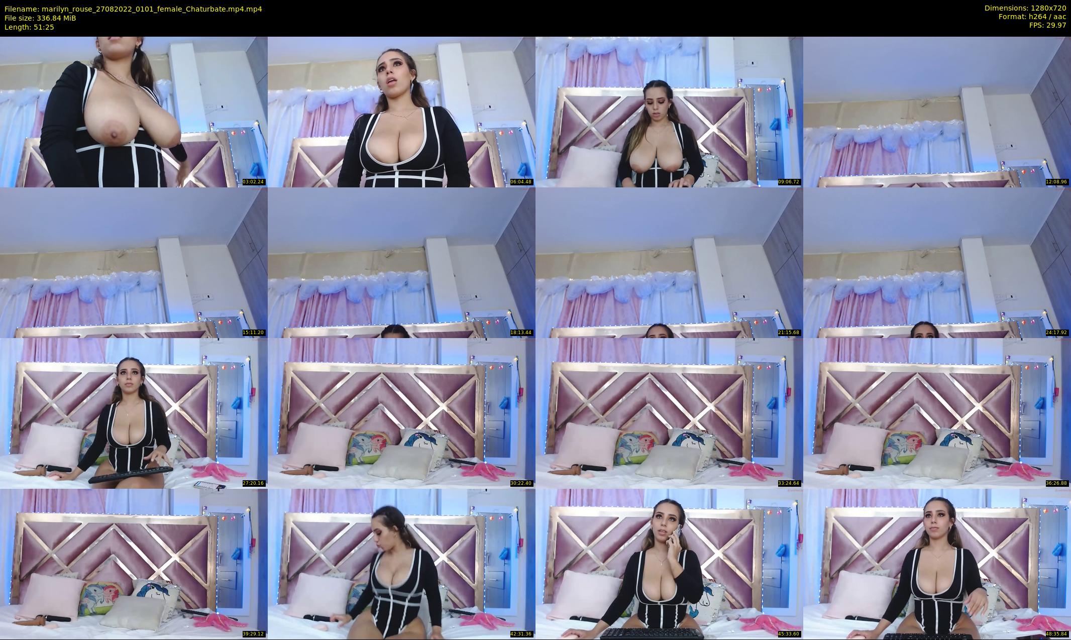 marilyn_rouse — 52 minute Chaturbate female cam show recording, 720p, Aug 27, 2022