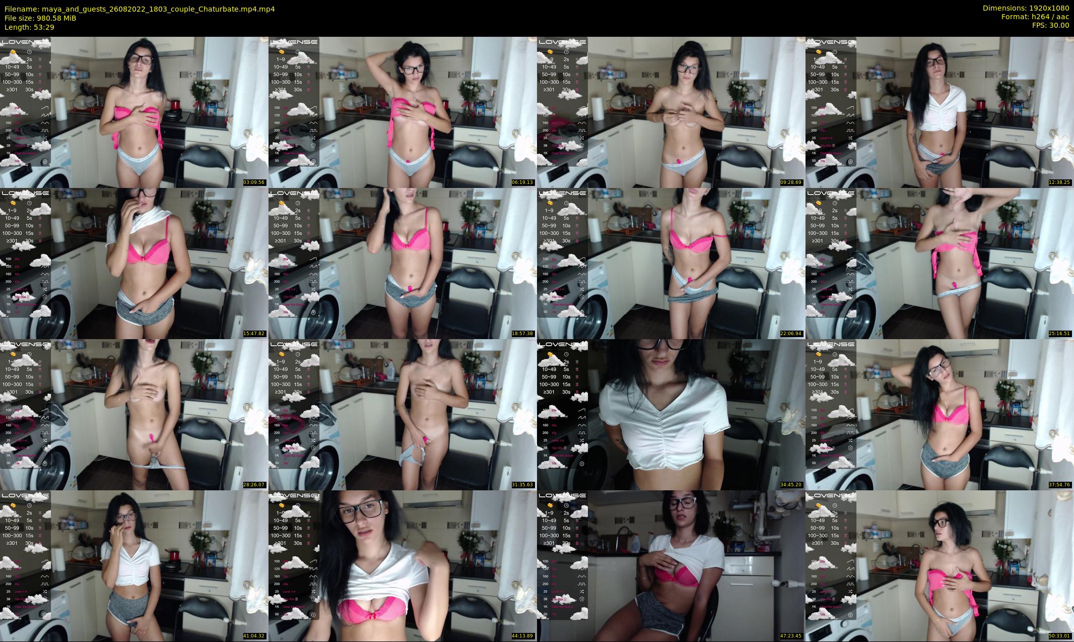 maya_and_guests — 54 minute Chaturbate couple cam show recording, 1080p, Aug 26, 2022