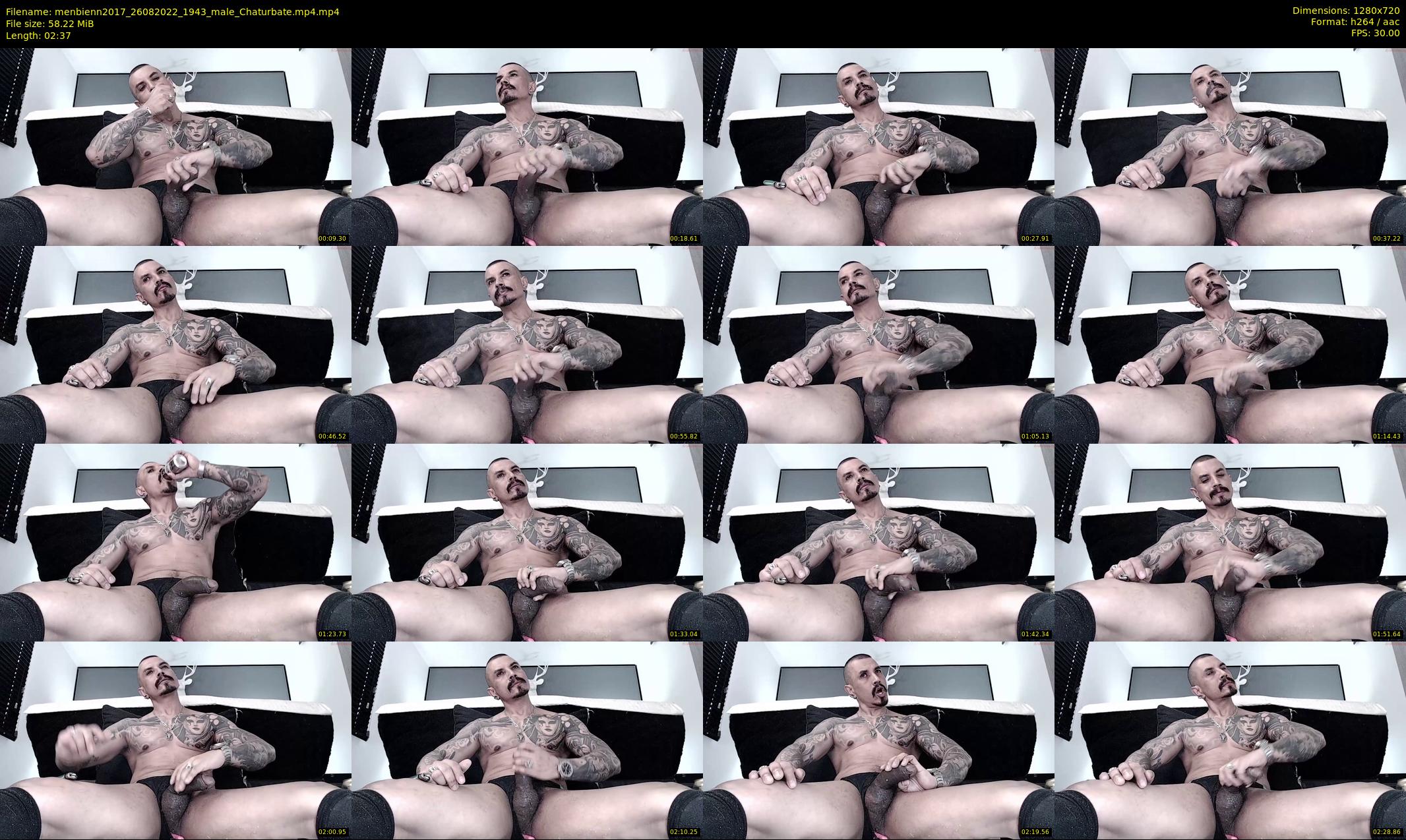 menbienn2017 — 3 minute Chaturbate male cam show recording, 720p, Aug 26, 2022