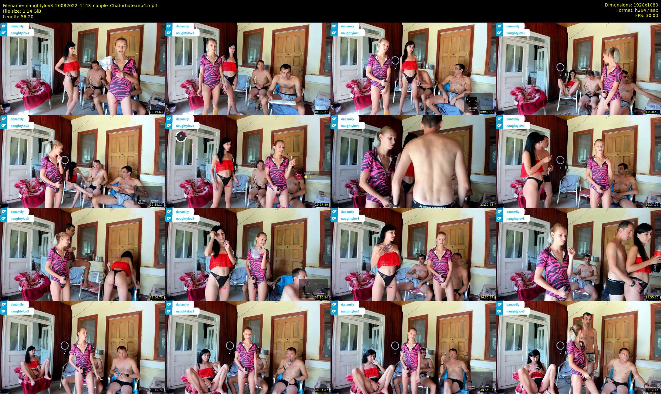 naughtylov3 — 57 minute Chaturbate couple cam show recording, 1080p, Aug 26, 2022